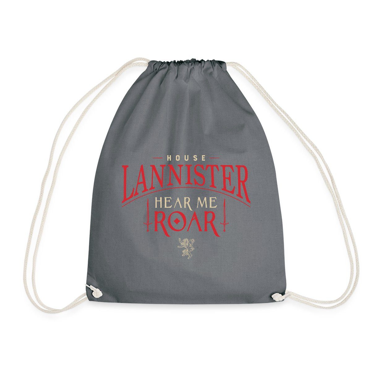 Spreadshirt Turnbeutel Game Of Thrones Haus Lannister Hear Me Roar Turnbeutel (1-tlg)