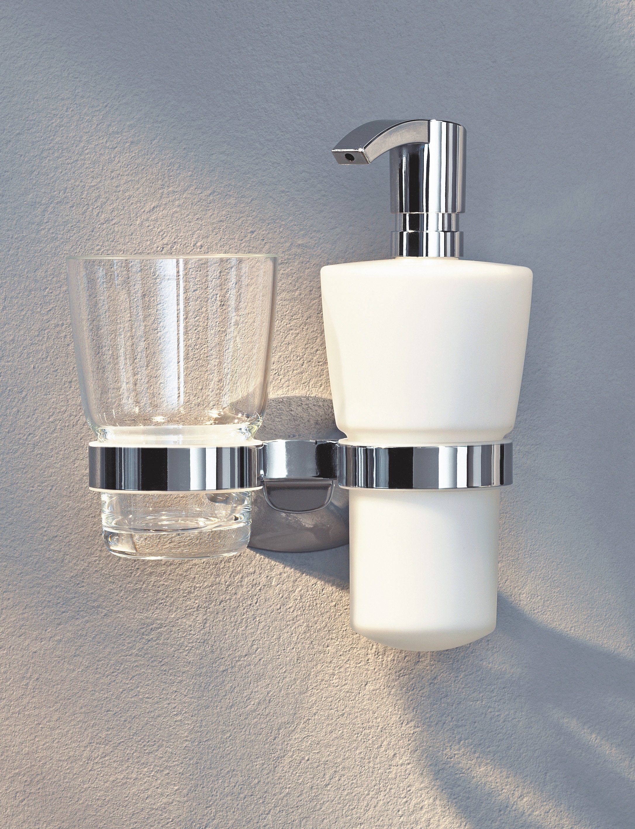 Keuco Zahnputzbecher City.2, Doppelhalter aus Metall, Chrom, lose, ohne Glä günstig online kaufen