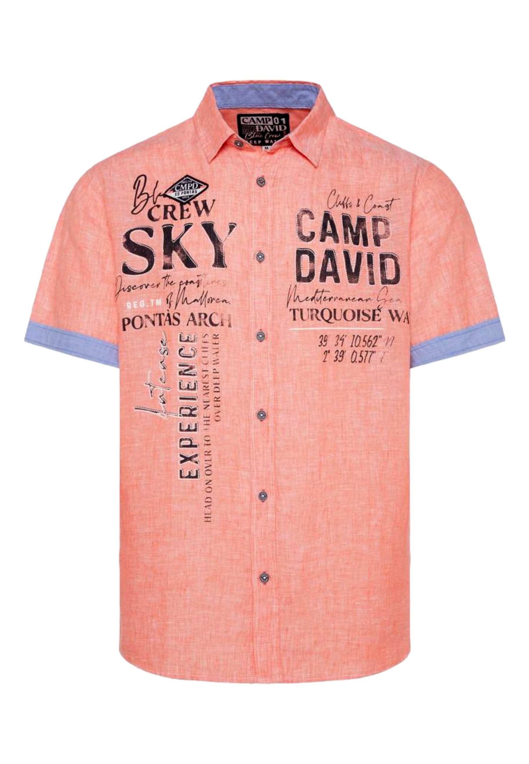 CAMP DAVID Kurzarmhemd Hemd Kurzarmhemd (1-tlg) günstig online kaufen