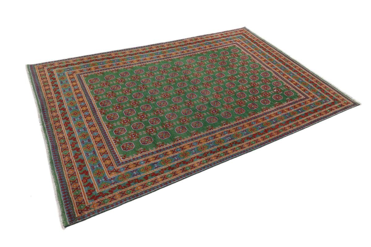 Afghan Trading, Orientteppich Akhche Handgeknüpfter 195x298 mm 6 Orientteppich, Höhe: rechteckig, Nain