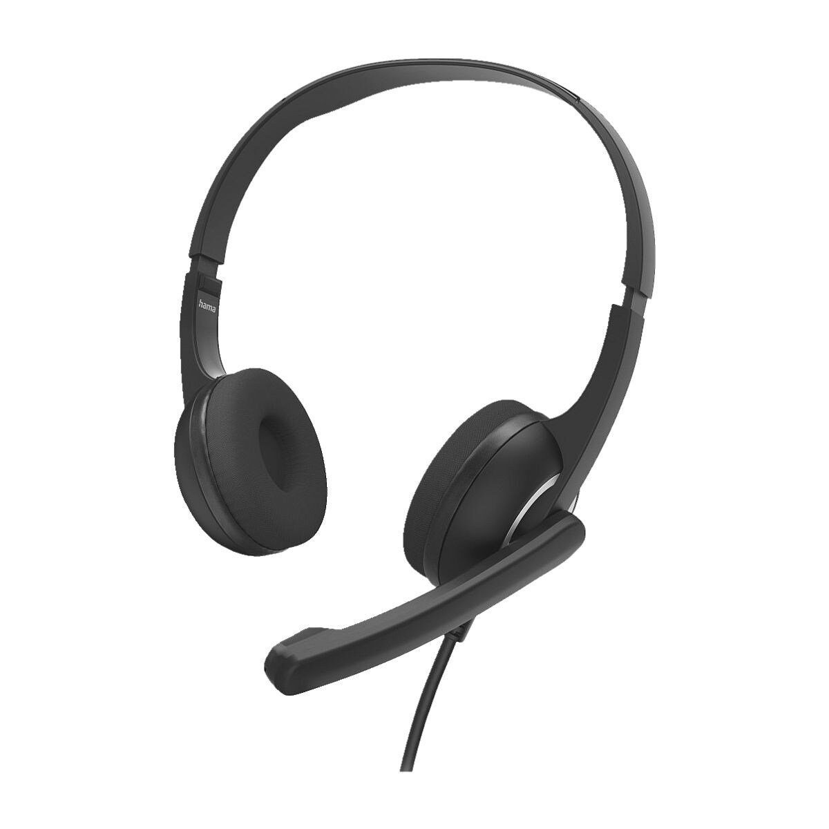 Hama HS-P150 V2 Headset (On-Ear, Bügelmikrofon, kabelgebunden, 3,5 mm Klinke)
