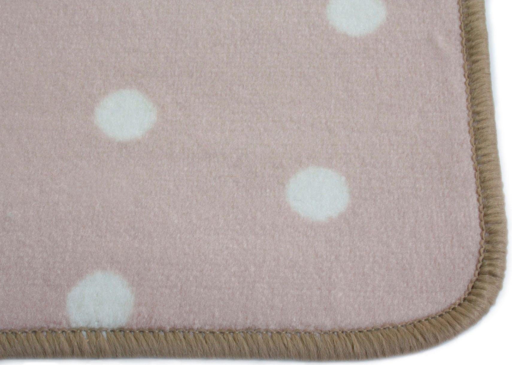Primaflor-Ideen in Textil Kinderteppich PUNTO, Made in Belgium, rechteckig, Höhe: 5 mm, Kurzflor, Motiv Punkte, Kinderzimmer