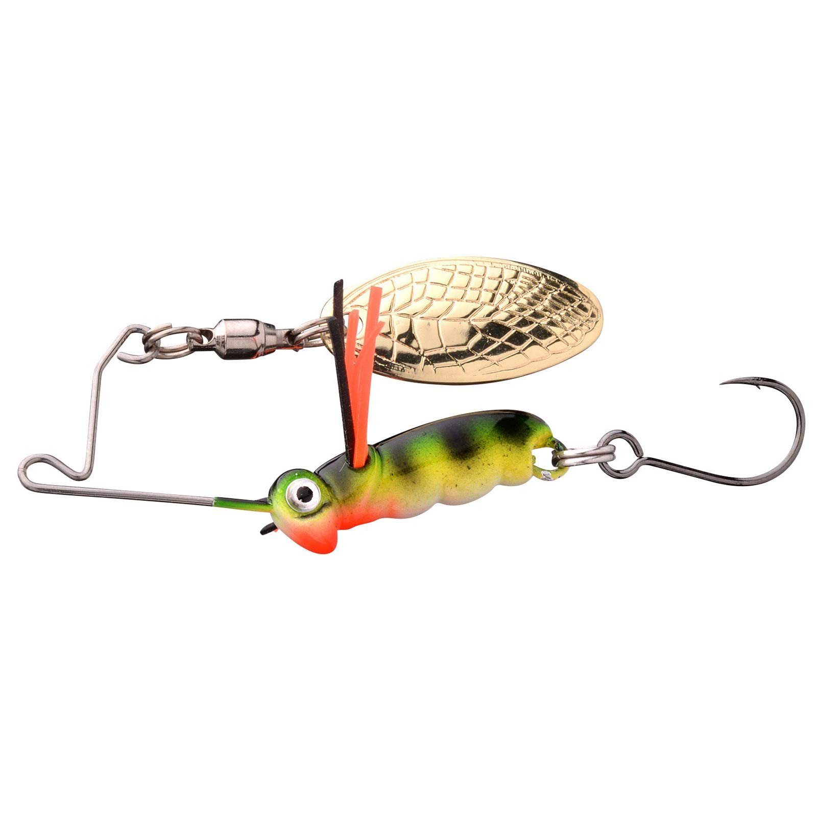 SPRO Kunstköder, Spro Larva Spinnerbait mit Einzelhaken 4cm 7g Perch
