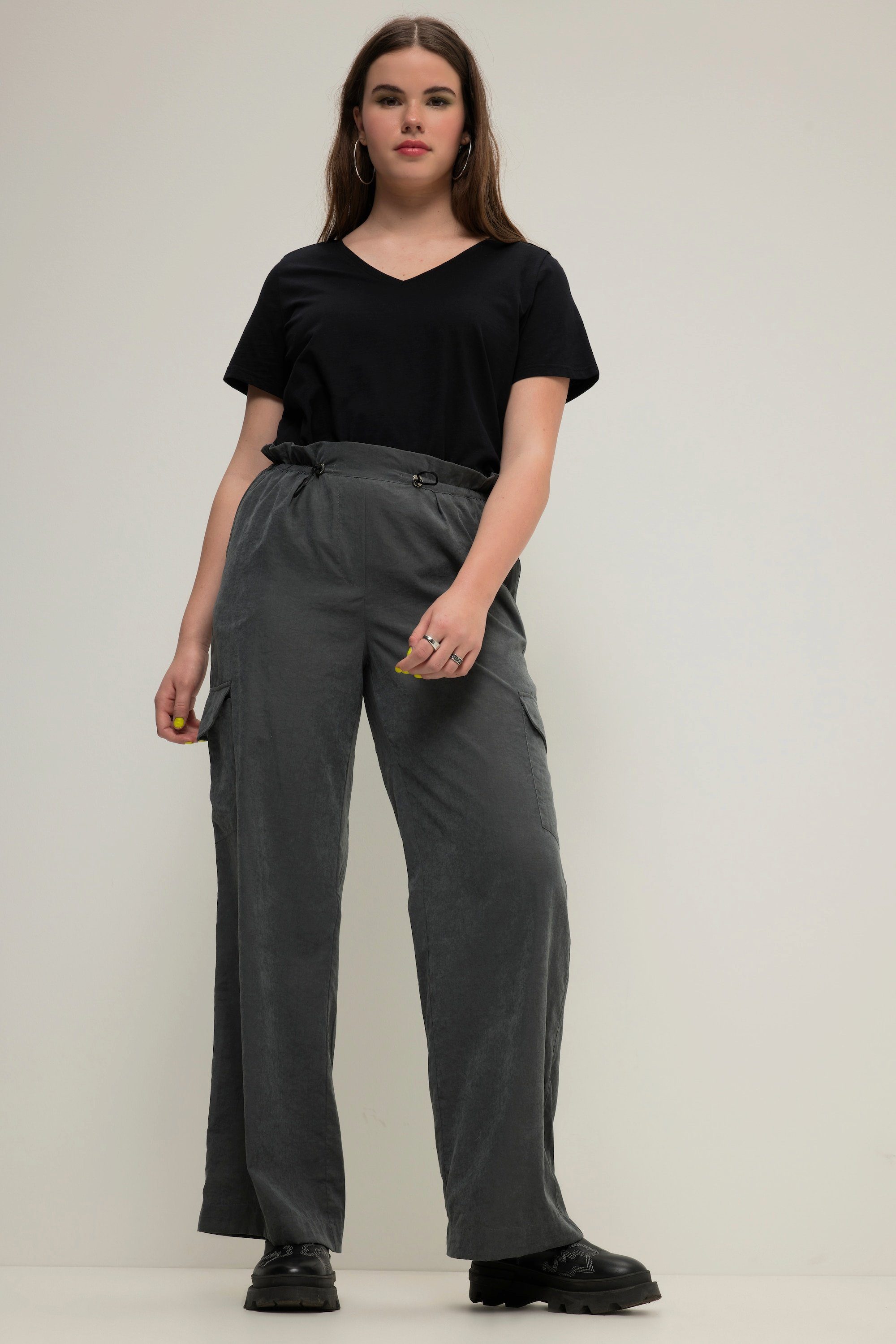 Studio Untold Funktionshose Cargohose Straight Wide günstig online kaufen