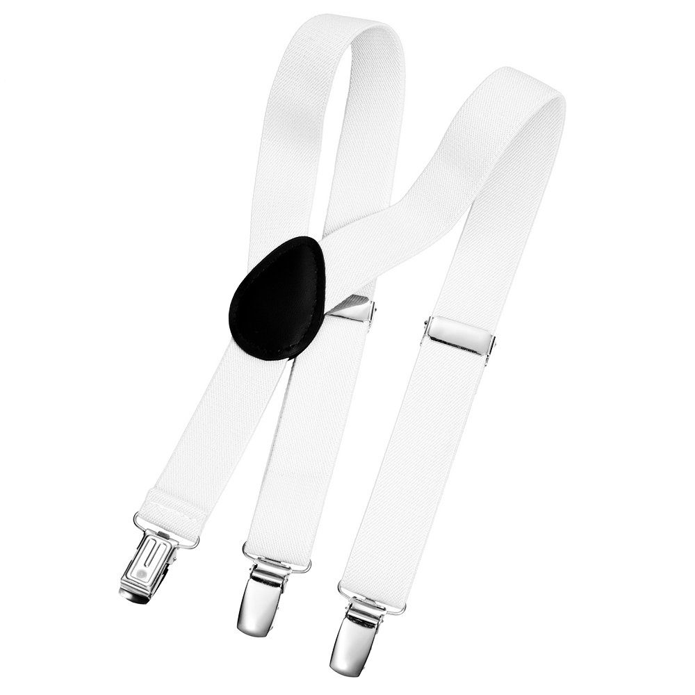 DonDon Hosenträger DonDon Jungen Hosenträger Fliegen Set für Kinder (2er Set, 2-St) 2er Set, schmaler Hosenträger Y-Form, farblich passende Fliege