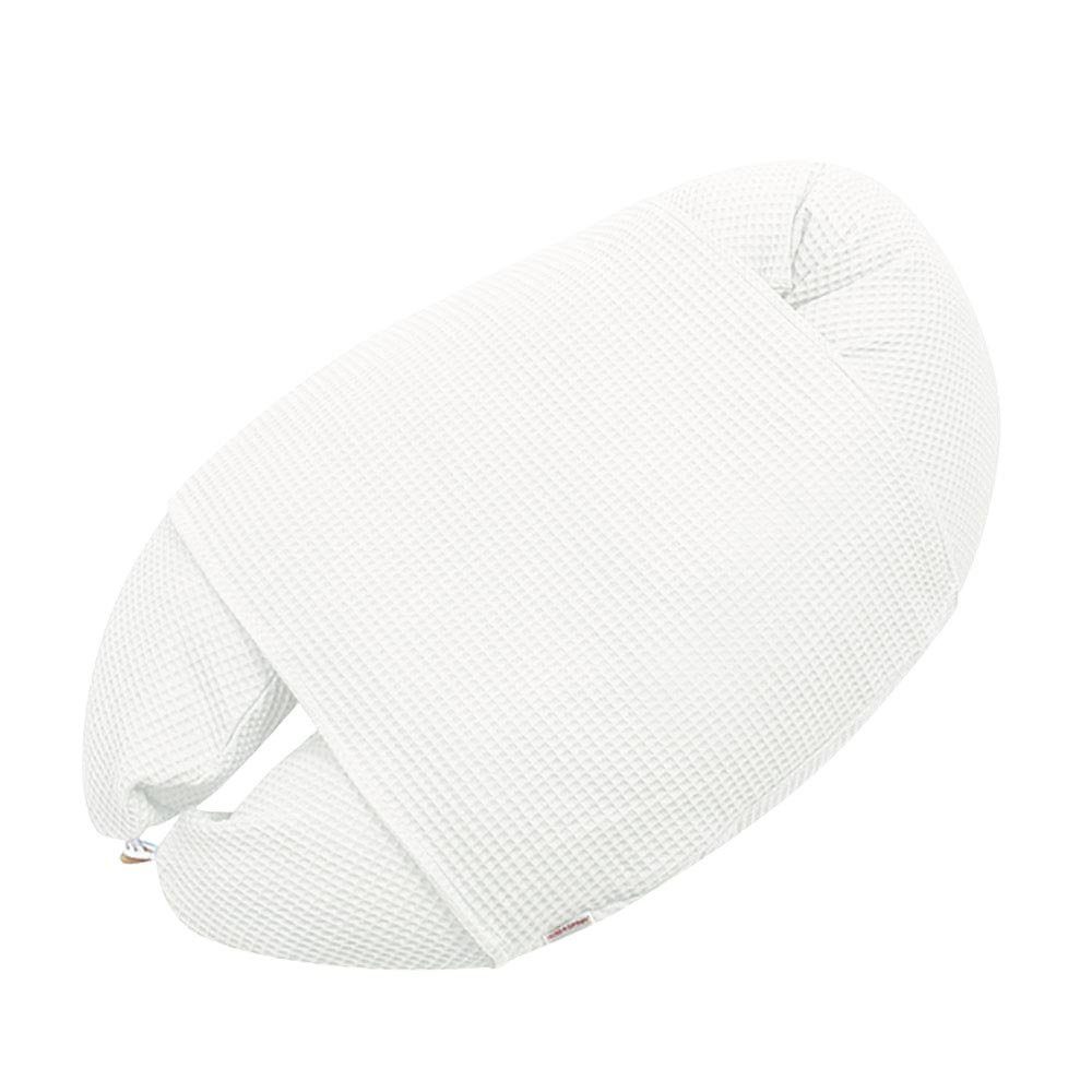 HOBEA-Germany Stillkissenbezug Baby Lagerungsbezug Waffelmuster weiß, günstig online kaufen