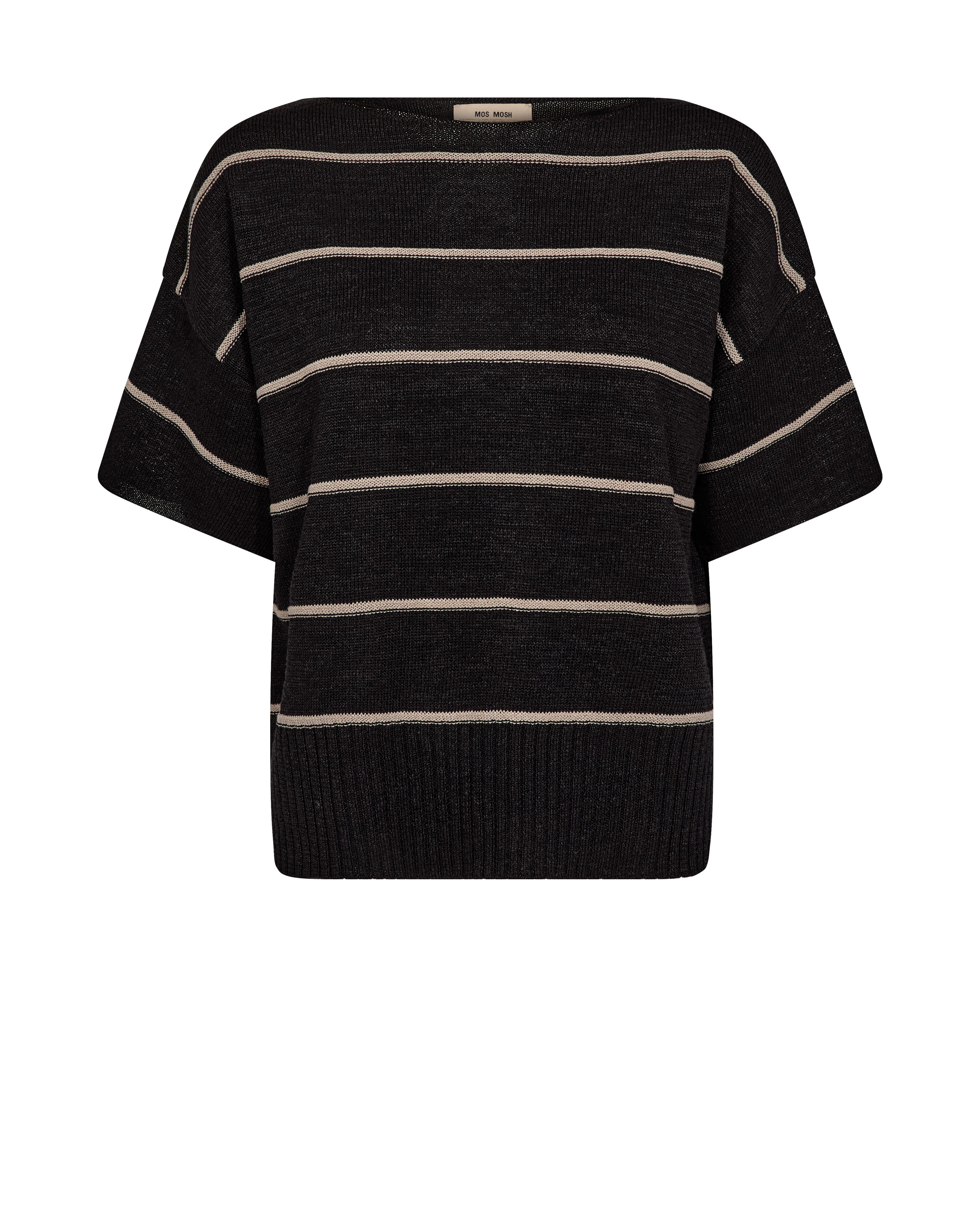 Mos Mosh Kurzarmpullover MMArlen Paper SS Knit