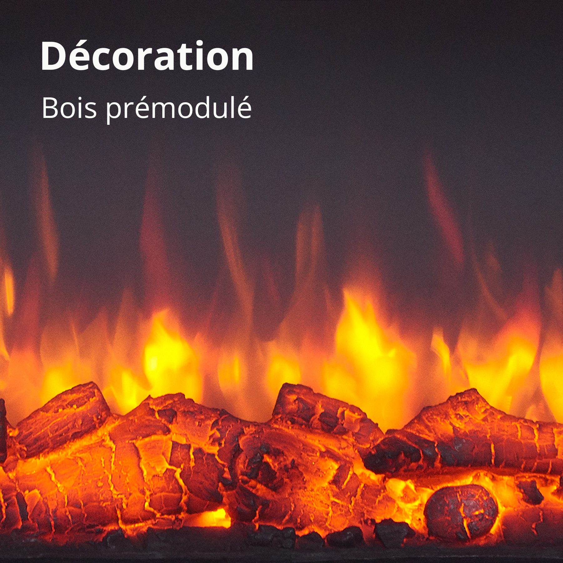 Balderia Elektrokamin Elektrokamin BALDERIA Callisto - Standkamin, 2000 W - Weiß, 3D-Flammeneffekt, LED-Beleuchtung, Fernbedienung, Timer, Thermostat