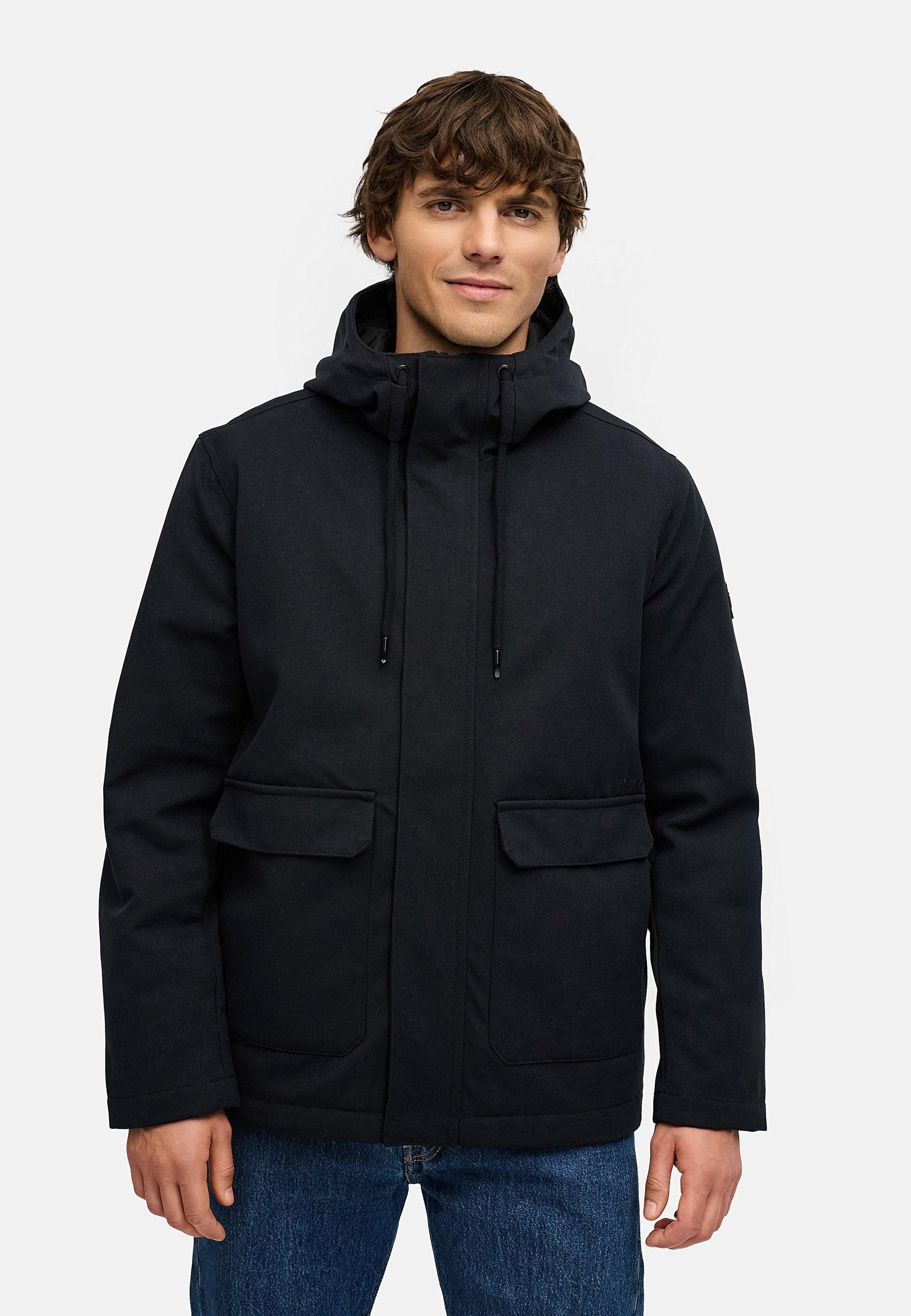 Ragwear Winterjacke Mr Them stylische Herren Outdoorjacke mit großer Kapuze