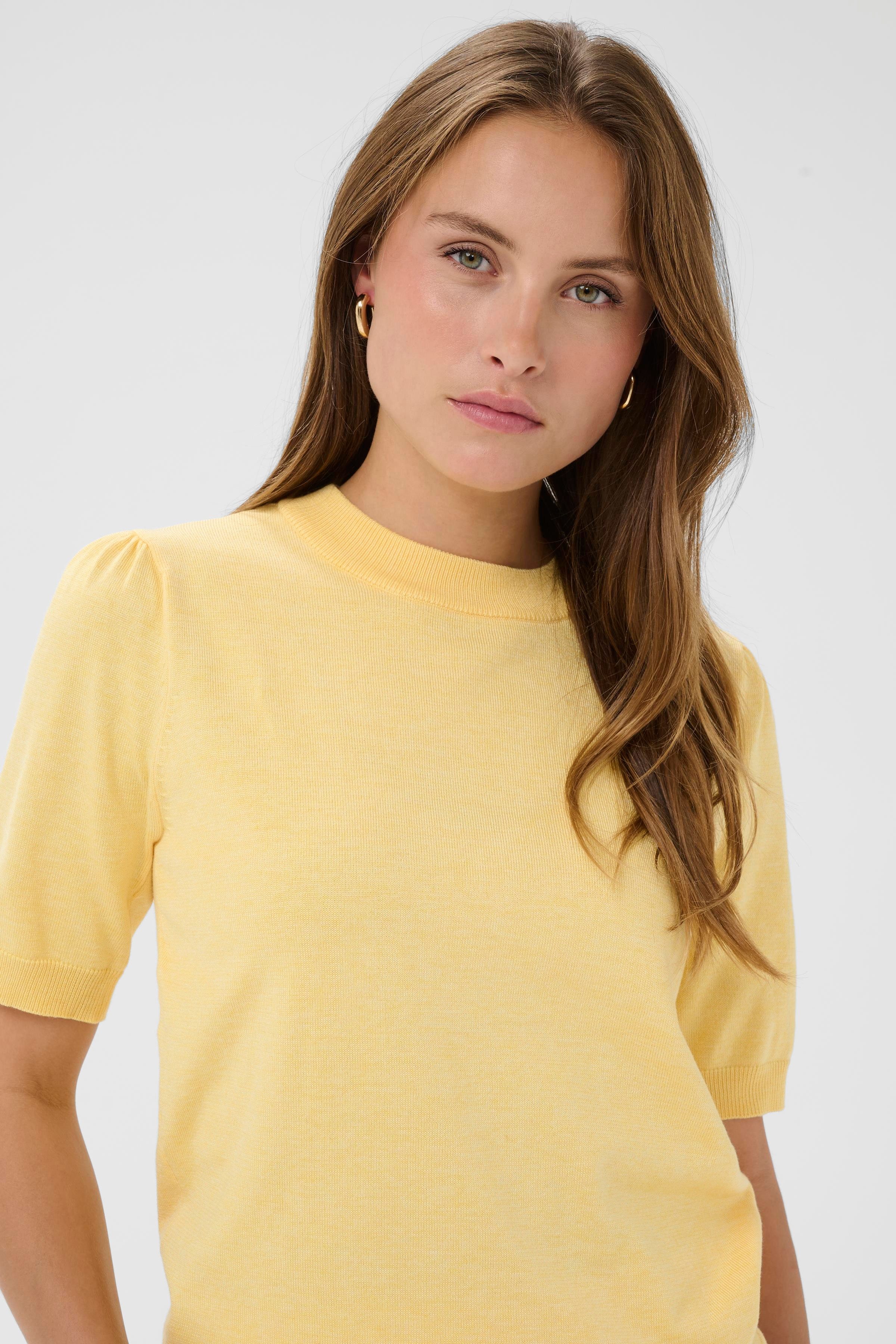 Saint Tropez Kurzarmpullover MilaSZ SS Viskosemischung, Classic fit