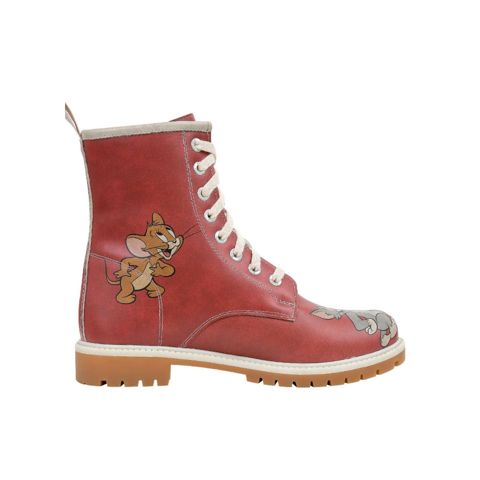 DOGO Wb Longe Boots Schnürstiefel Family Rocks Damen Stiefeletten, Schnürboots Handgefertigt
