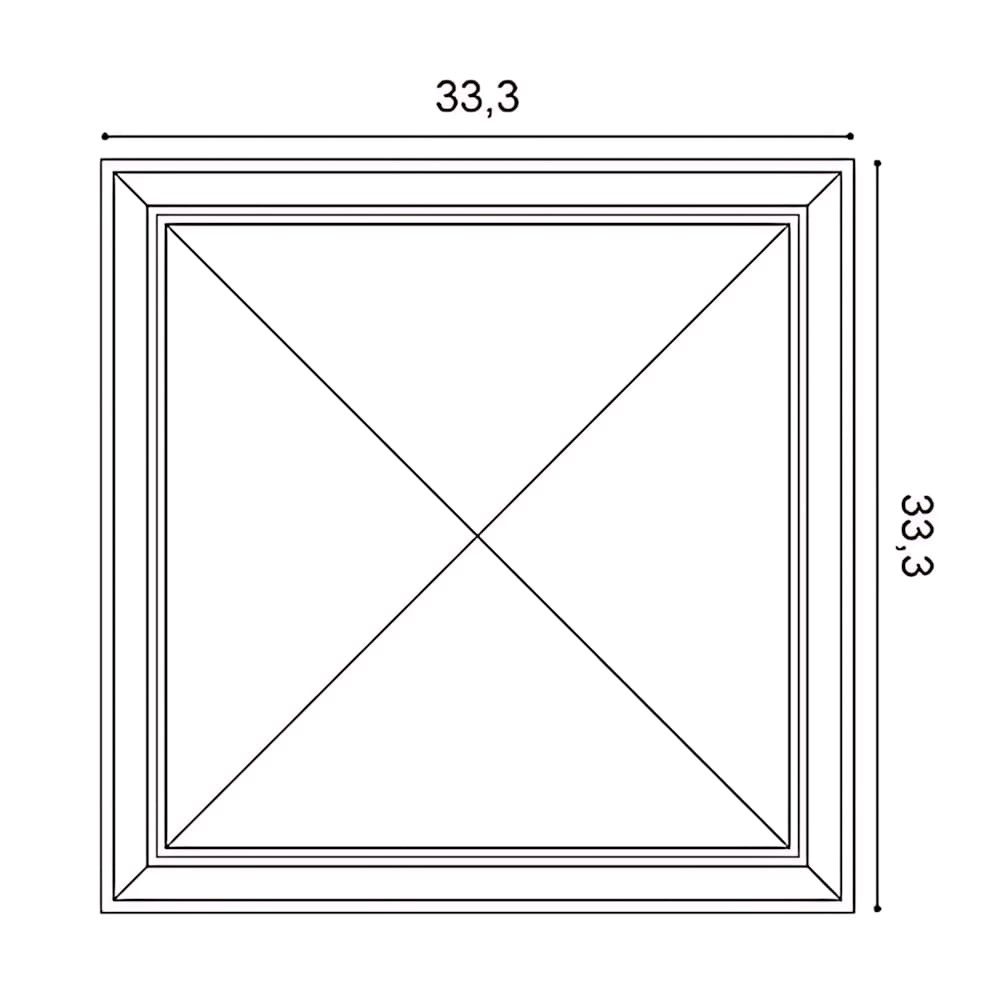 Thumbnail - Orac Decor 3D Wandpaneel W123 AUTOIRE 3D Wandpaneel Wandpaneel Zierelement 0,11 m2, BxL: 33.3x33.3 cm, 0.11 qm, (Dekorpa...