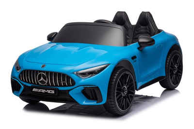 Elektro-Kinderauto Mercedes-Benz SL63 zwei Motoren+LED+Audio+FB blau