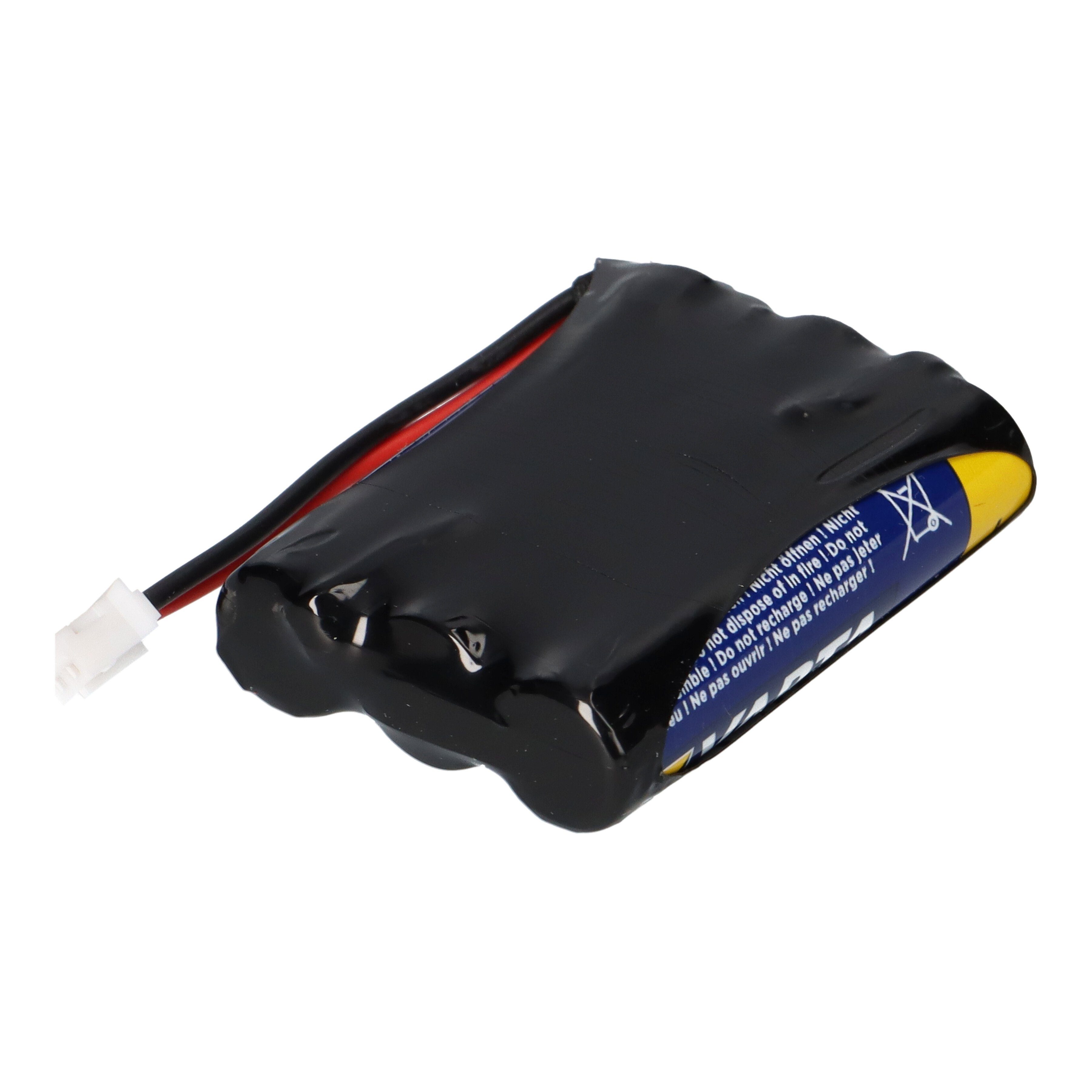 Akkuman Batteriepack kompatibel Safe-O-Tronic Batterie Micro AAA 38400200 4,5V