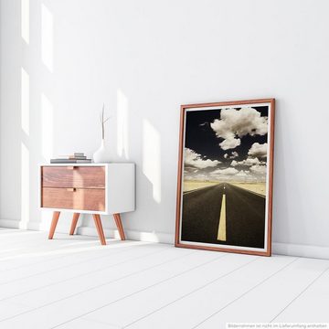 Sinus Art Poster Landschaftsfotografie 60x90cm Poster On the Road