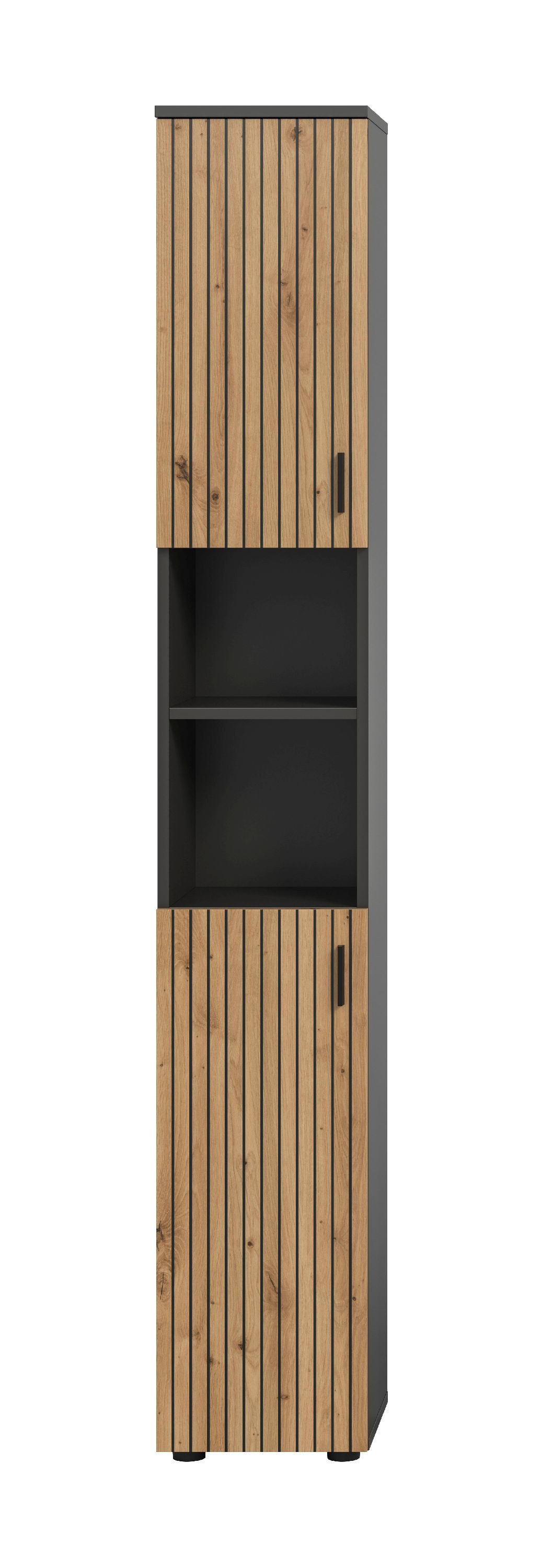 xonox.home Stauraumschrank Basalt Nachbildung Melamin beschichtet modern 30 günstig online kaufen