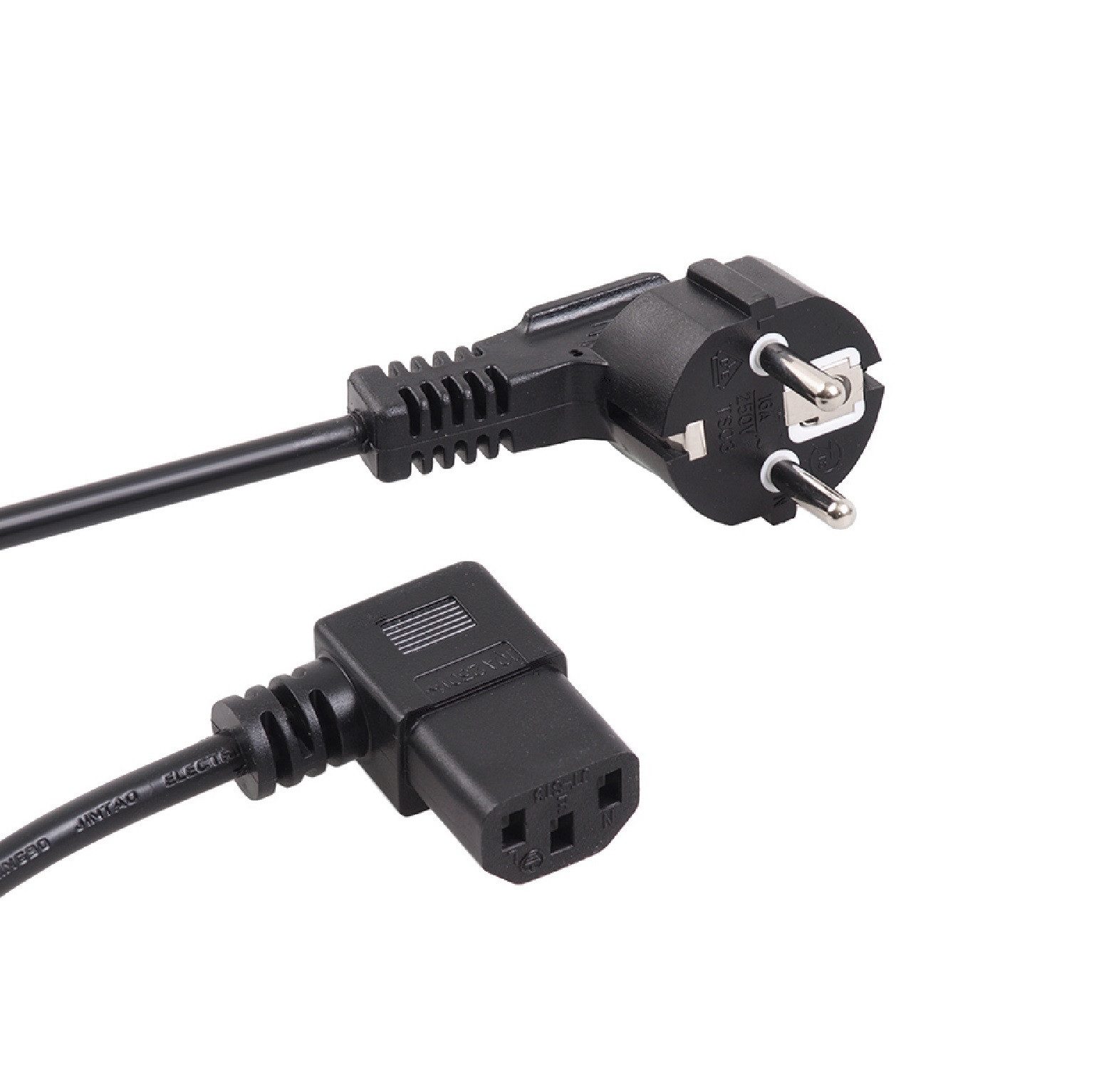 Maclean MCTV-804 Netzkabel, (500 cm), Stecker - geeignet für den Anschluss aller Geräte