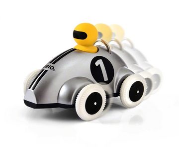 BRIO® Nachziehspielzeug Kleinkindwelt Rollspielzeug Push & Go Rennwagen Silber Edition 30232