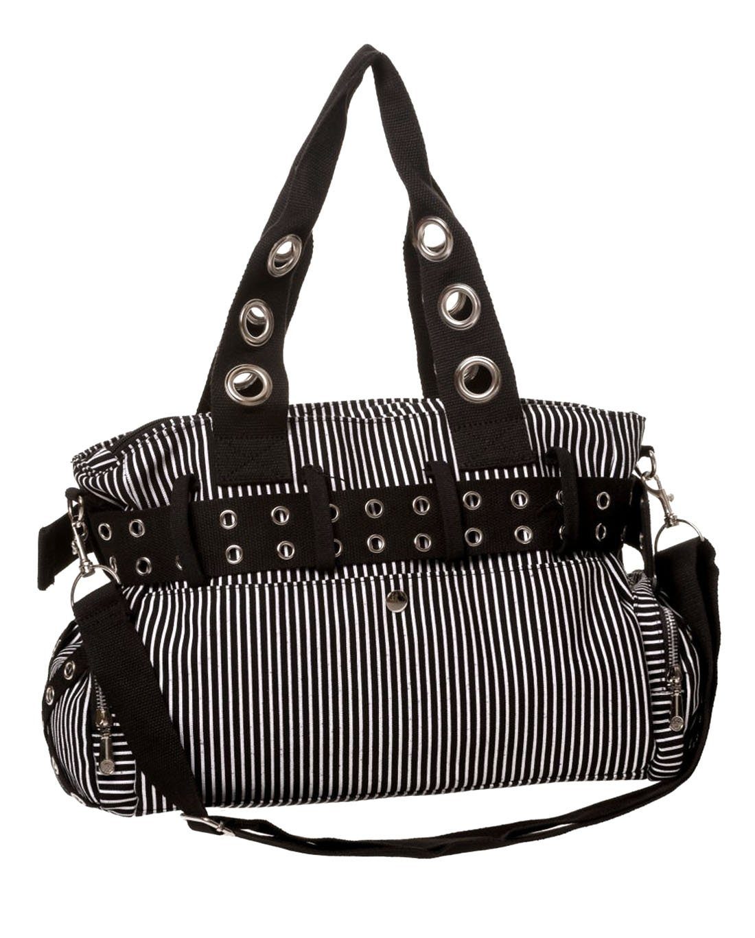 Banned Handtasche Sweet Revenge Weiß Gothic Nieten, Verstellbarer Schulterg günstig online kaufen