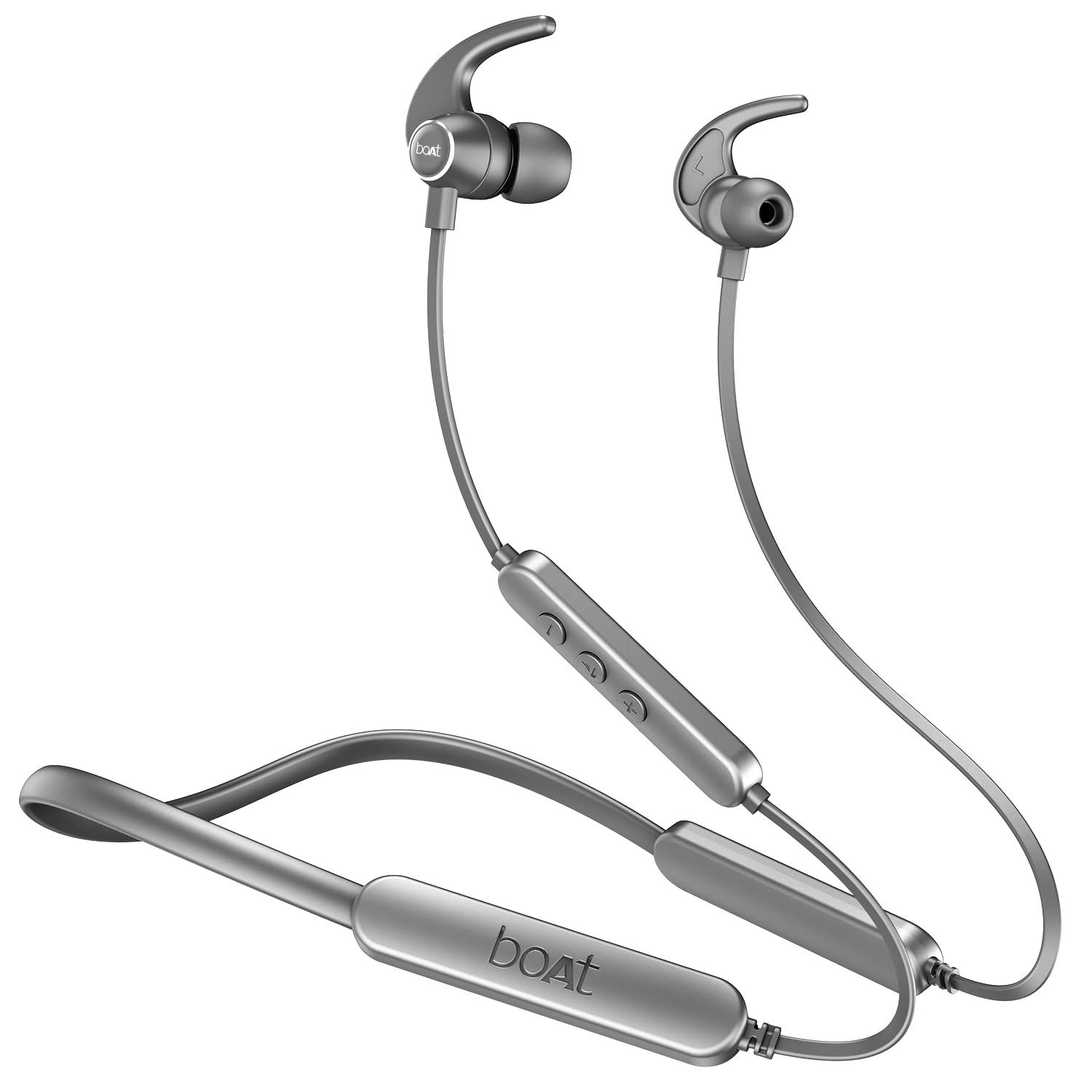 boAt Rockerz 255 Pro+ Bluetooth Nackenbügel In-Ear Ohrhörer Bluetooth-Kopfhörer (Bluetooth, IPX7 wasserdicht, Schnellladen, Dual-Pairing, Magnet)