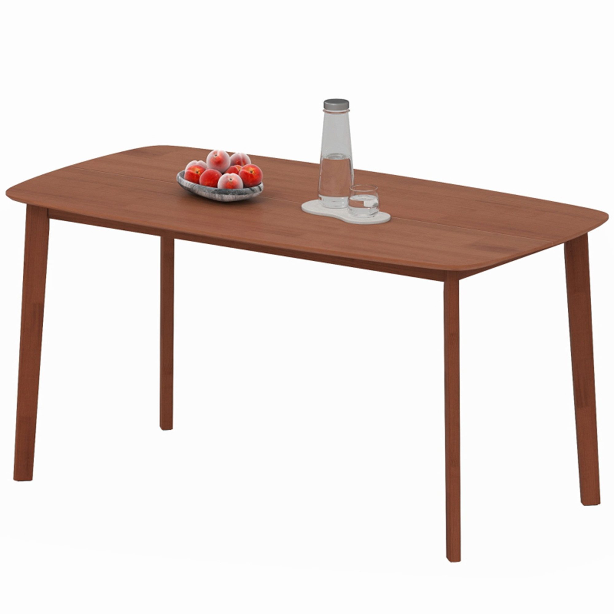 MC Star Esstisch Landhausstil, lackierte Oberfläche, Holz, 150 x 80 cm, Braun