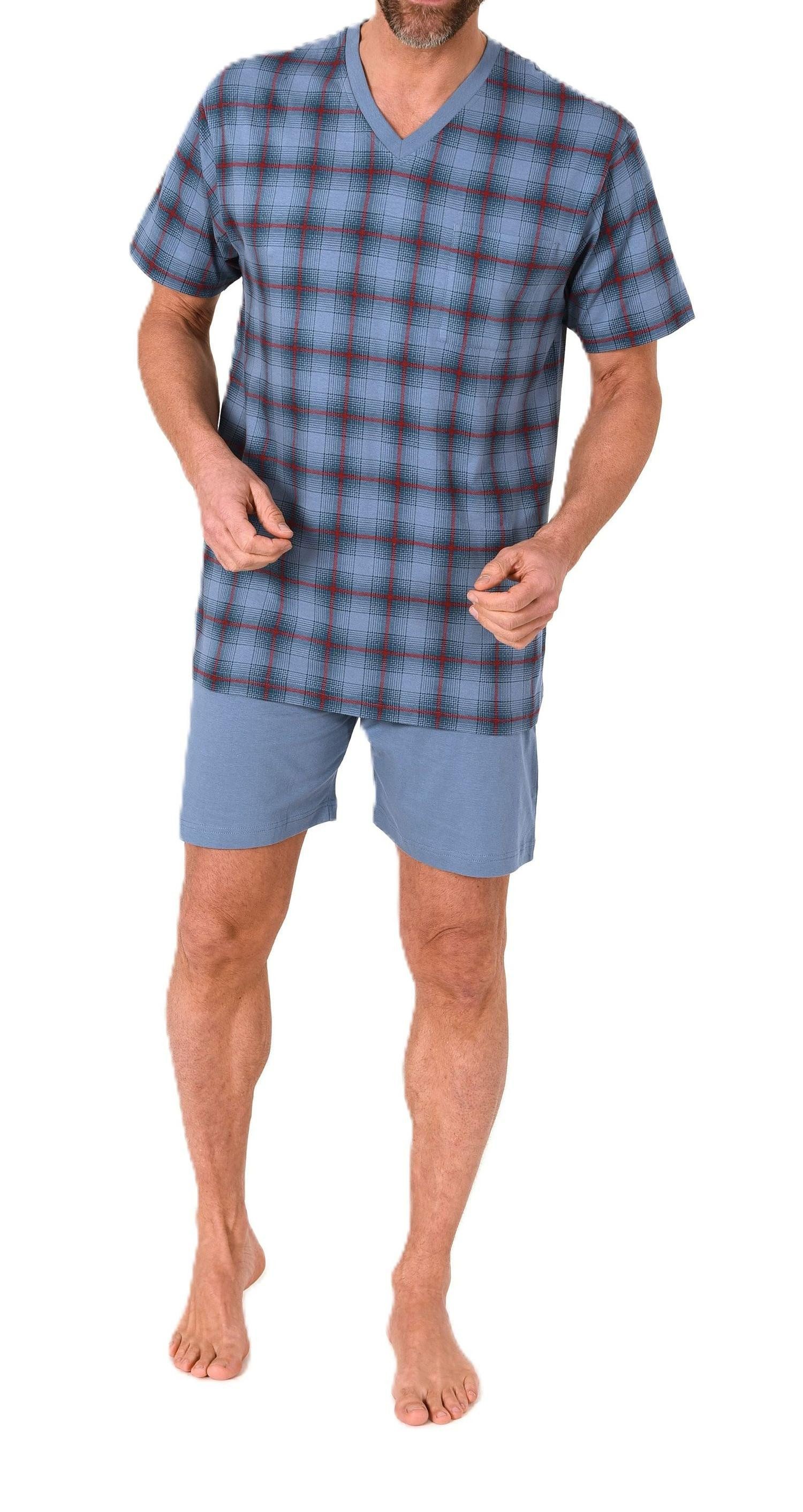 Pyjama Normann Herren kurzarm Schlafanzug Shorty Pyjama - auch in Übergröße