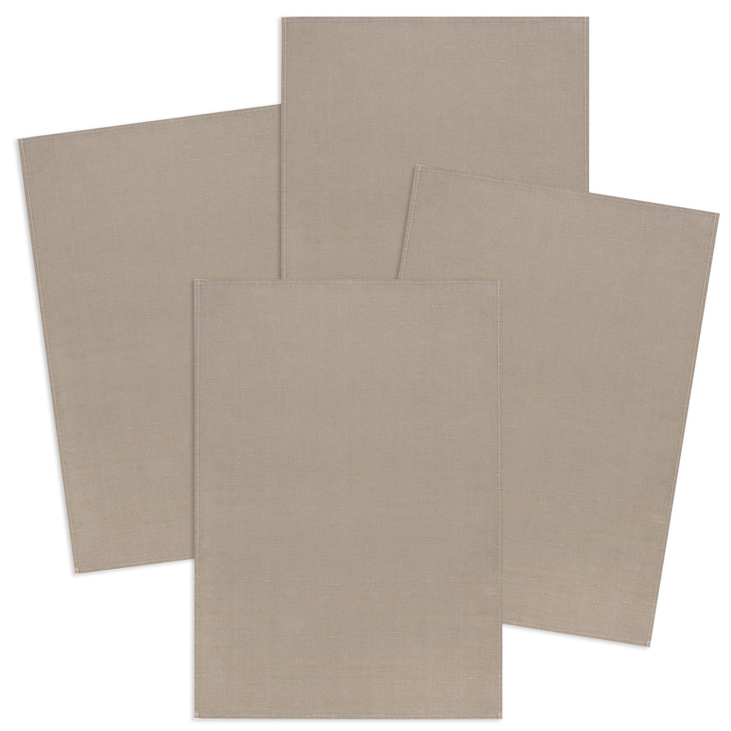 Kracht Geschirrtuch Standard uni, (Set, 4-tlg., günstig online kaufen