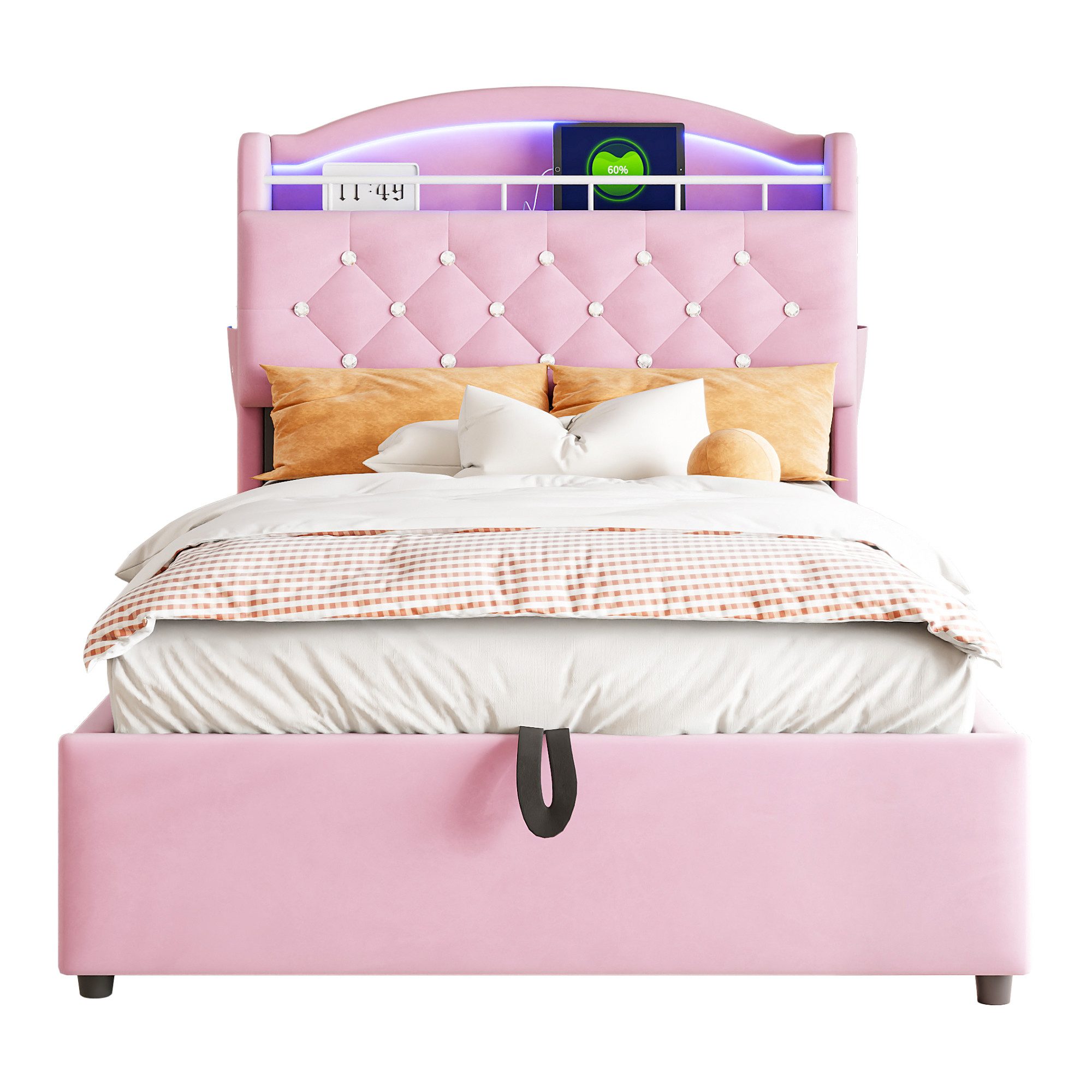 OKWISH Kinderbett Polsterbett mit Stauraum & günstig online kaufen