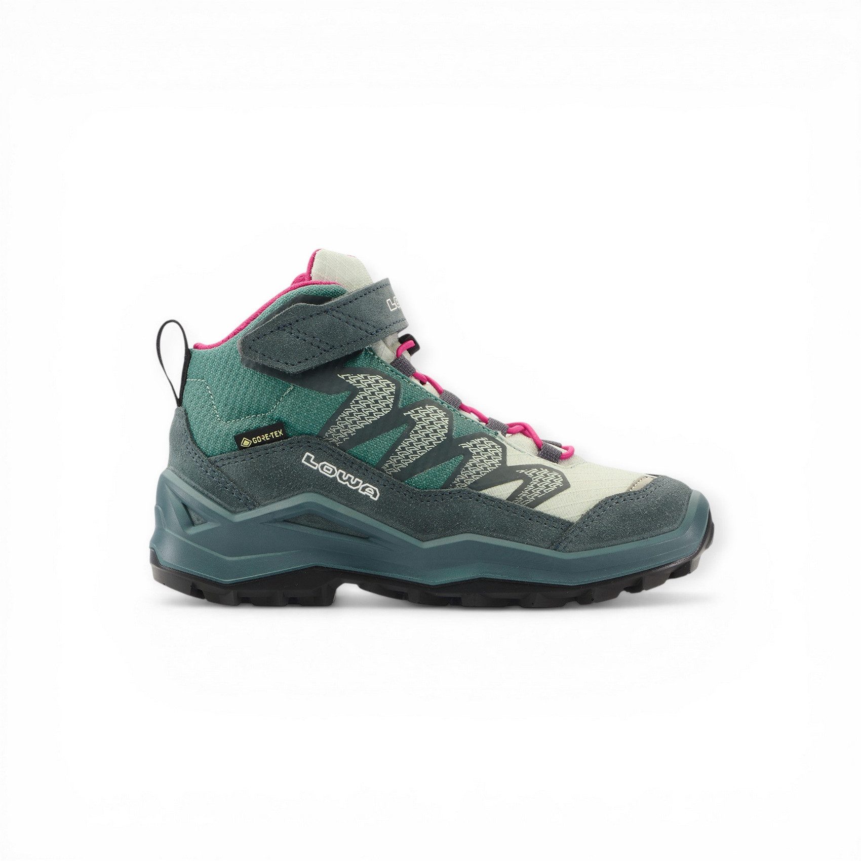 Lowa Maddox Pro Mid GTX Velcro Junior (Textil/Veloursleder) Wanderschuh – Bild 2 von 5