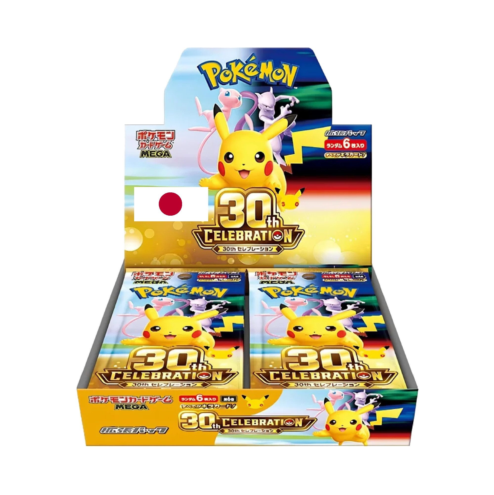 The Pokémon Company International Sammelkarte Pokemon 30th Celebration - Display M6a (japanisch)