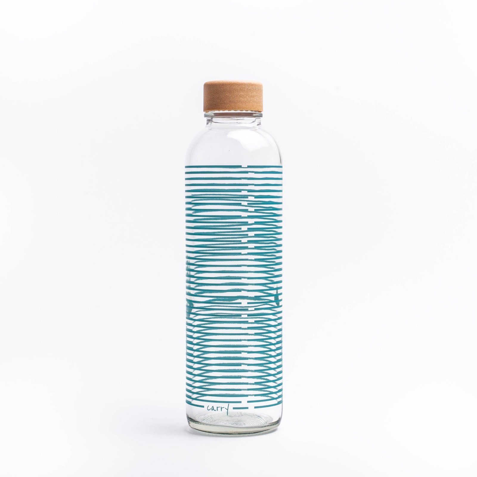 yogabox Trinkflasche CARRY 0.7 l SUMMER TWIST GLAS, Regional produziert