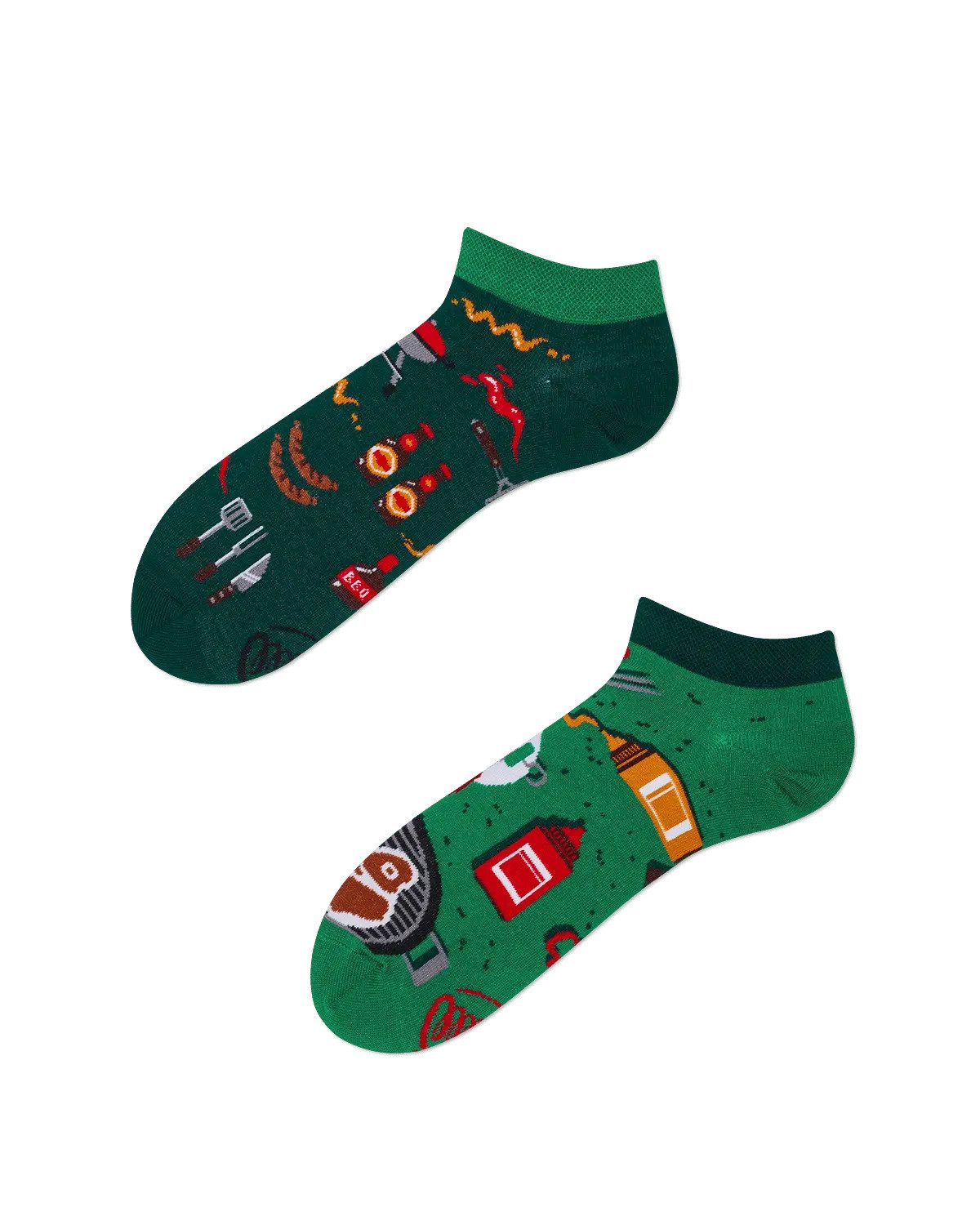 Many Mornings Sneakersocken Many Mornings Sneaker BBQ (1 Paar, 1-Paar, 1 Pa günstig online kaufen