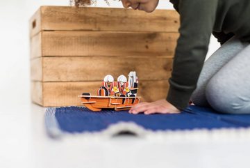 suebidou Konstruktions-Spielset 3D Spielset Rettungsboot Pop Out Spiel für Kinder zum Aufbauen/Spielen