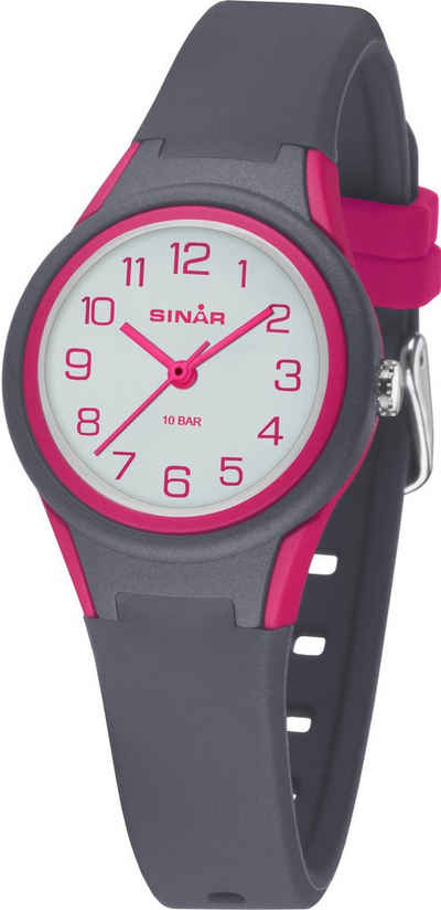 SINAR Quarzuhr XB-47-8, Armbanduhr, Kinderuhr, Mädchenuhr, ideal auch als Geschenk