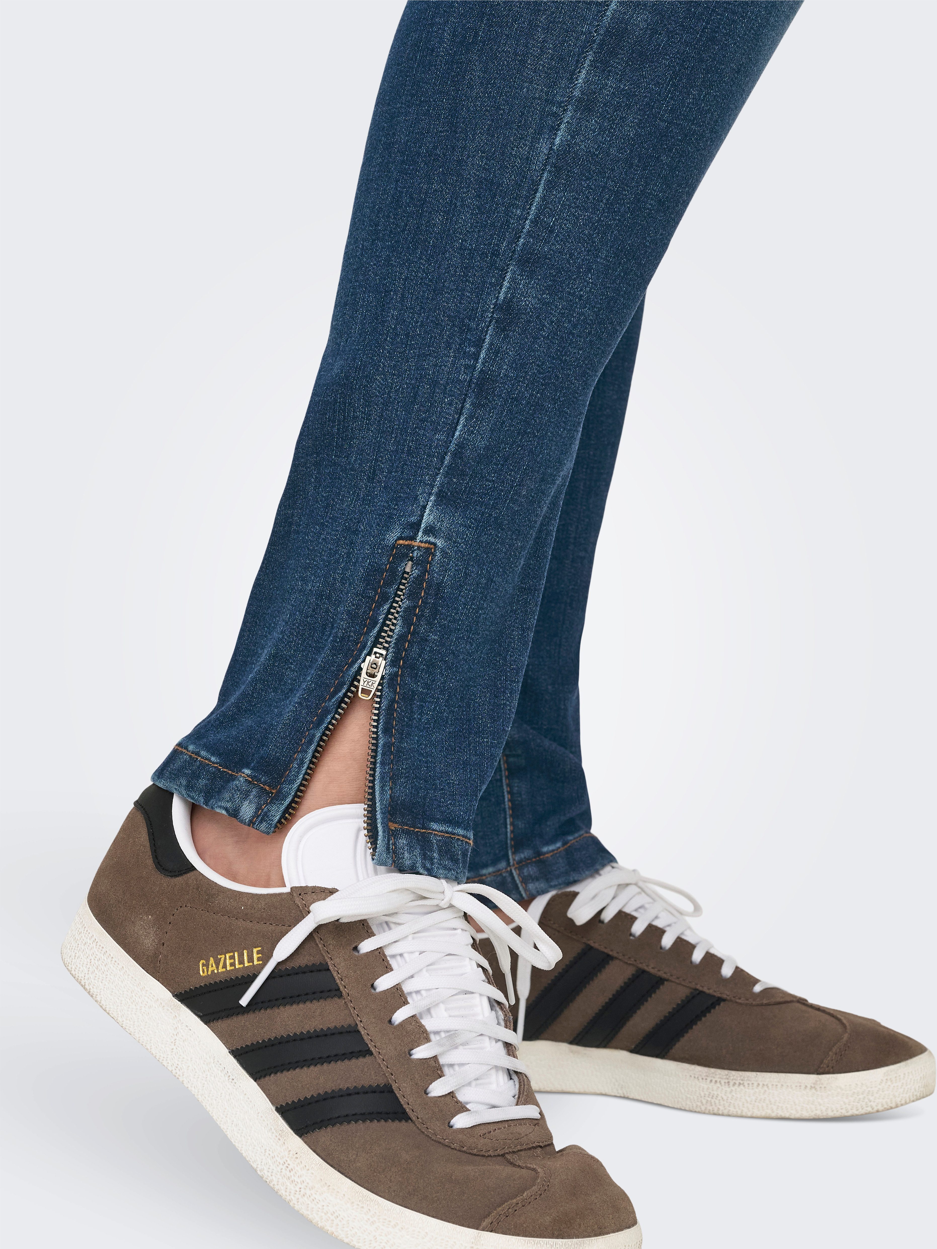 ONLY CARMAKOMA Skinny-fit-Jeans CARKARLA REG SK ANK ZIP DNM BJ581 NOOS günstig online kaufen