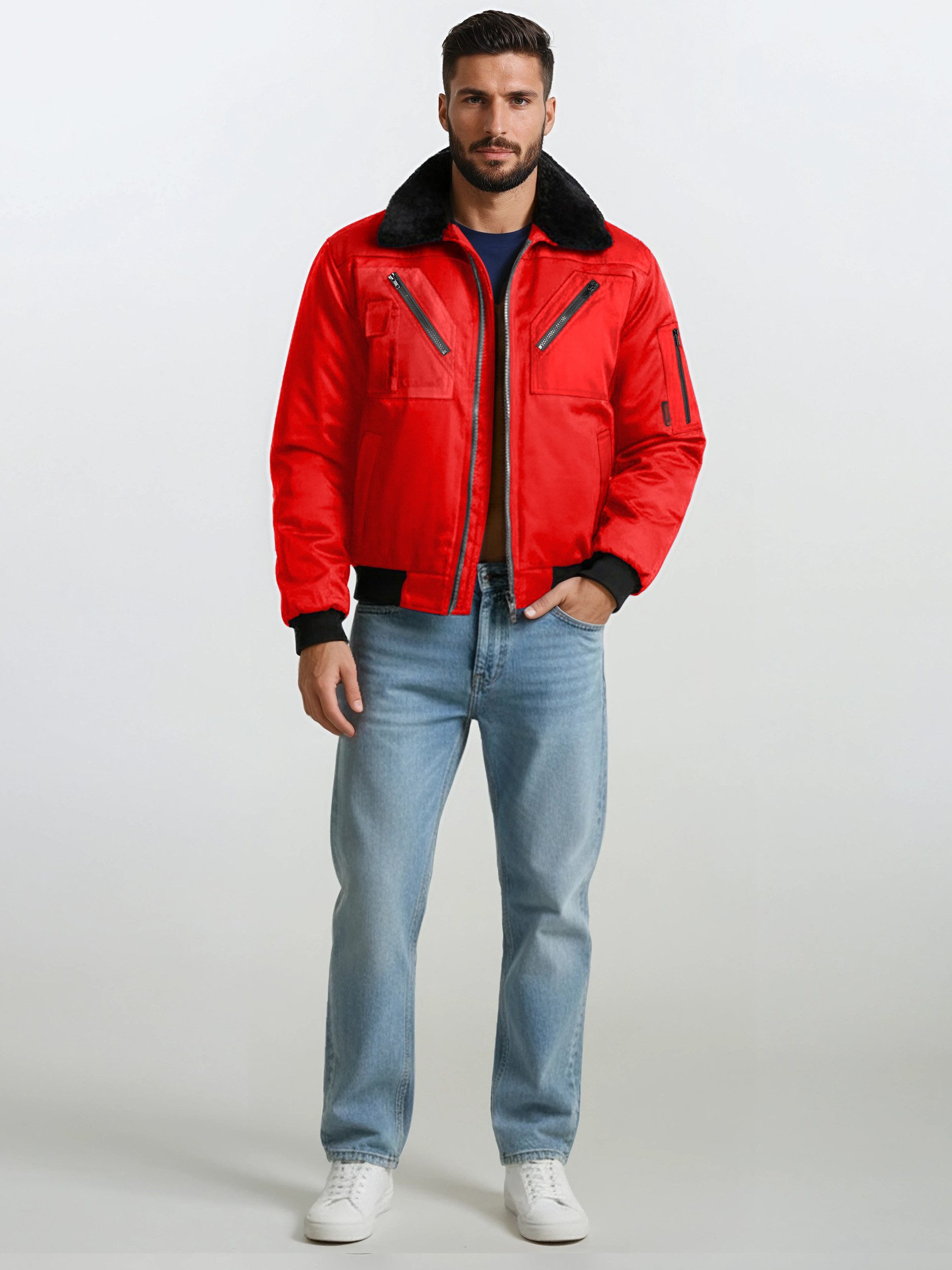 urbandreamz workwear Pilotenjacke 4-in-1 Arbeitsjacke Übergangsjacke günstig online kaufen