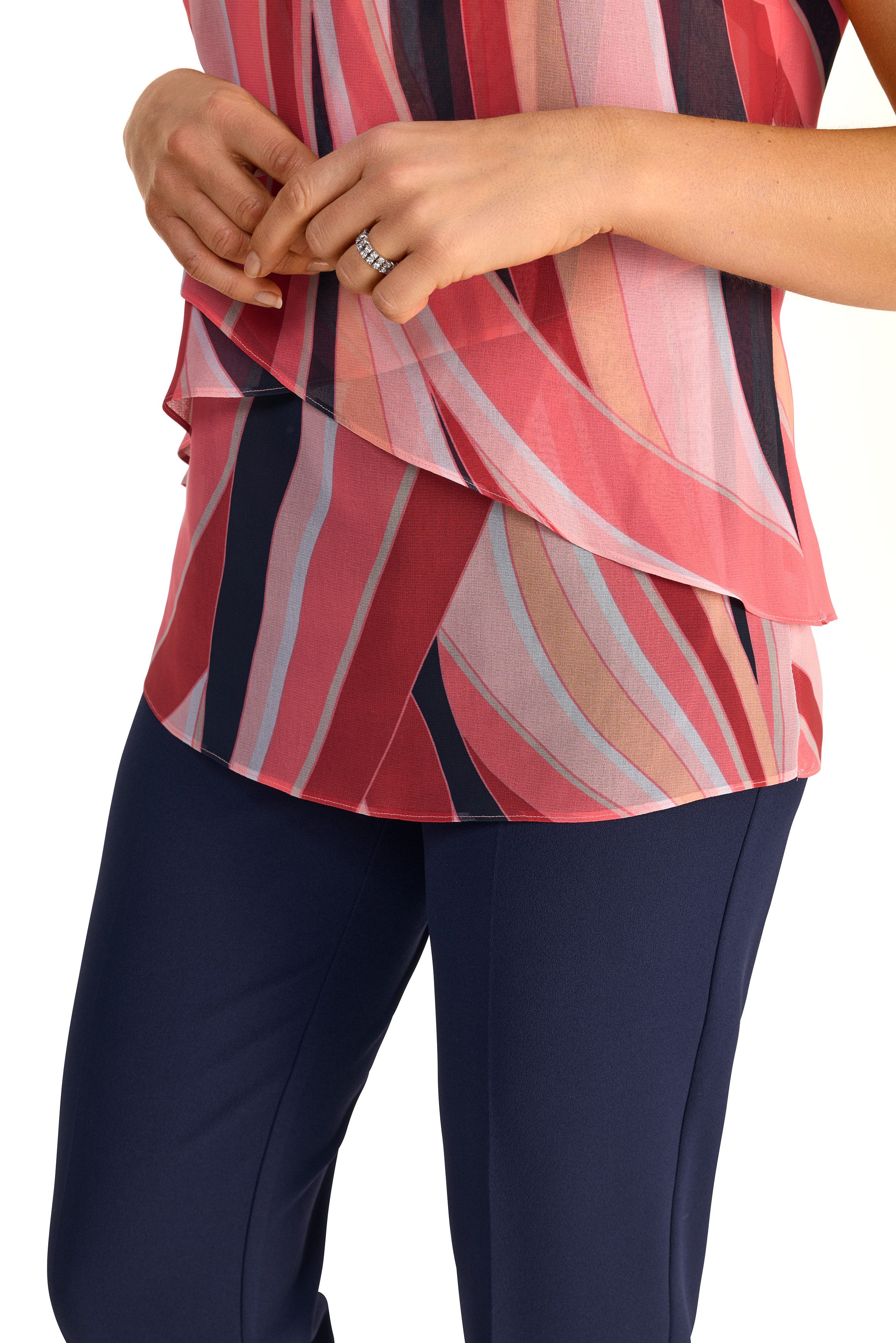 HERMANN LANGE Collection 2-in-1-Top im Lagen-Look