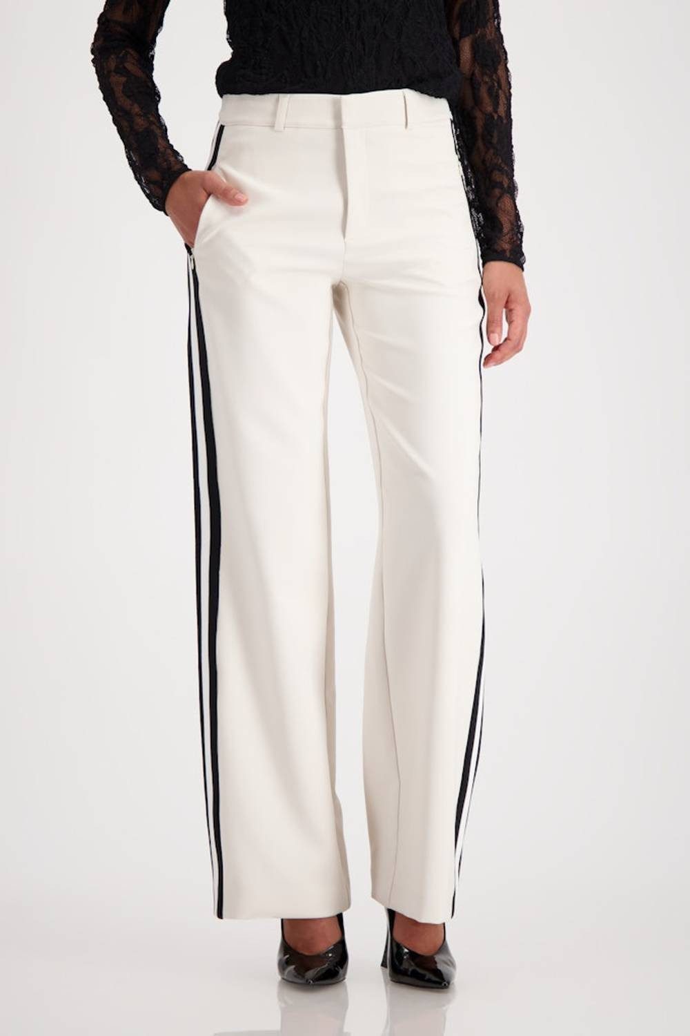 Monari Stoffhose Galonstreifen