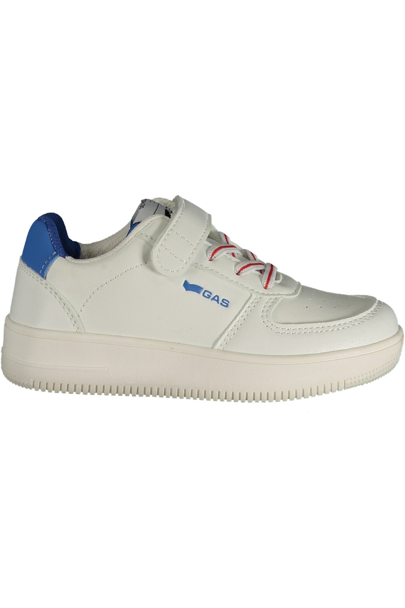 GAS Sneaker Mädchen Sportschuh: Weiß mit Klettverschluss &