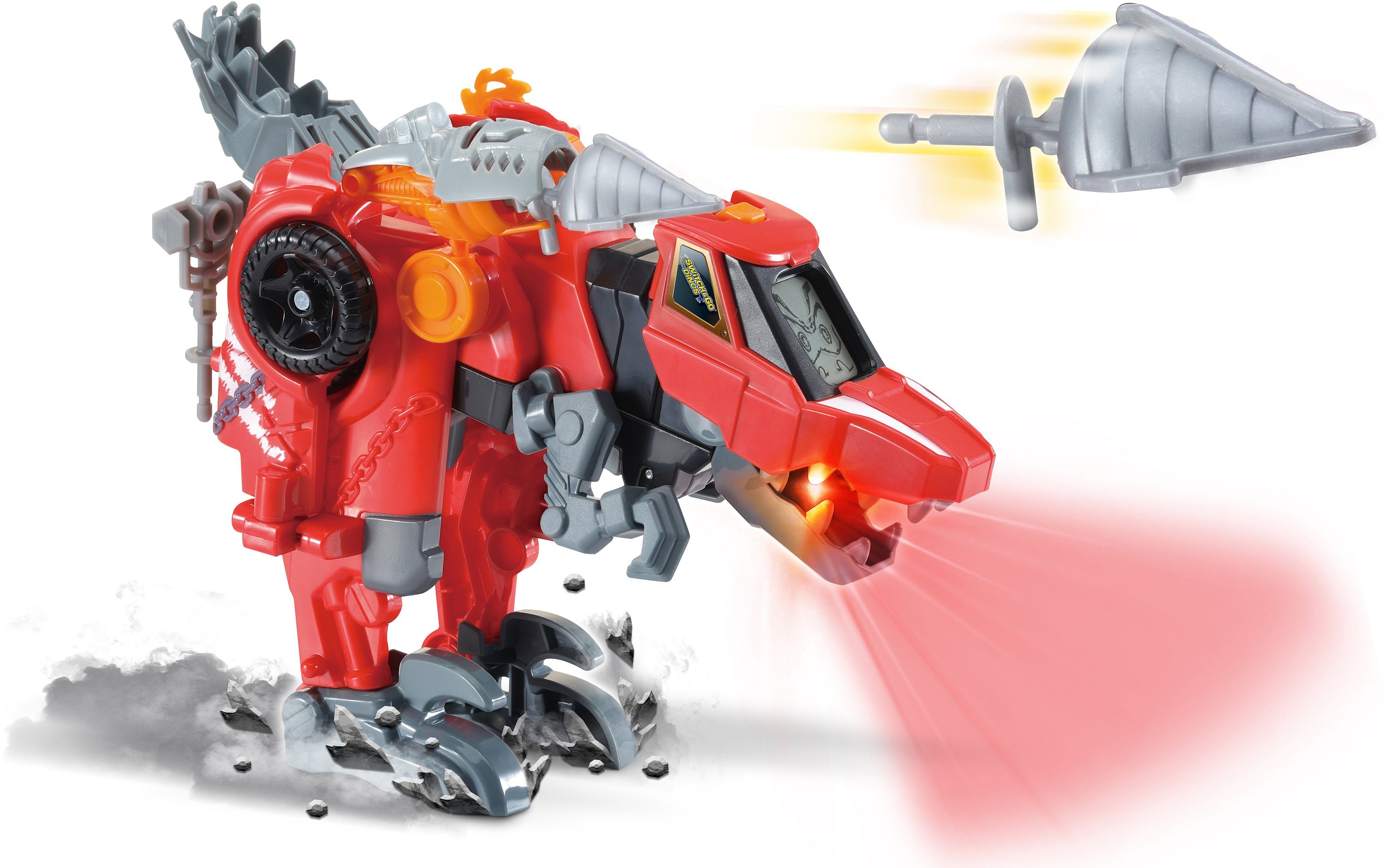 Actionfigur Switch & Go Dinos, Fighter-Velociraptor