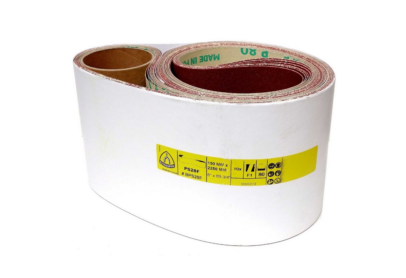 Thumbnail - Klingspor Schleifpapier 3er-Set Klingspor Schleifband PS28F, 150 x 2280 mm, frei wählbar, (PS 28 F, 3 St)