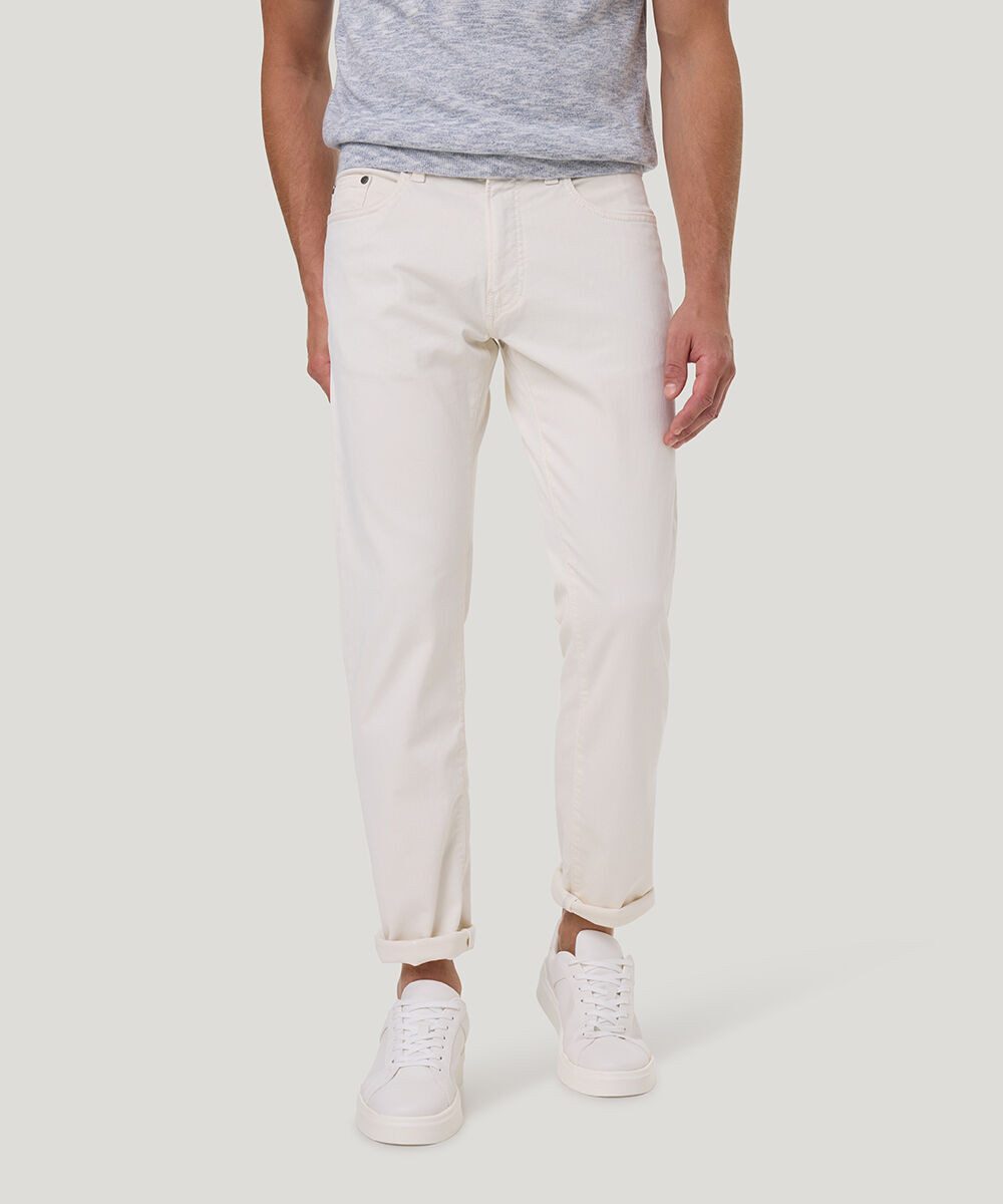 Pierre Cardin Stretch-Jeans Lyon mit Dornschlaufe zum Fixieren der Gürtelschnalle