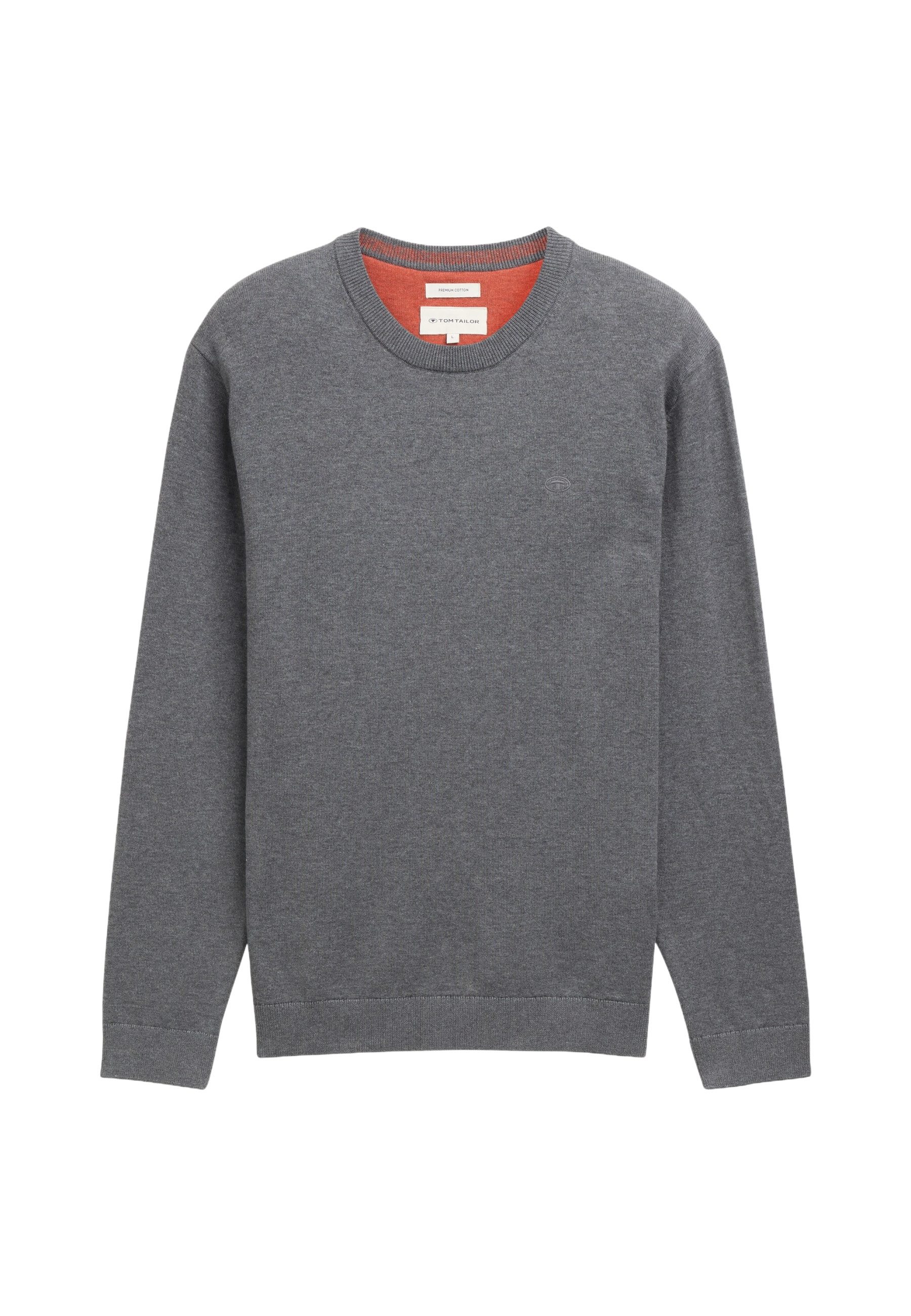 TOM TAILOR Strickpullover Pullover Basic Strickpullover R-Neck (1-tlg) günstig online kaufen