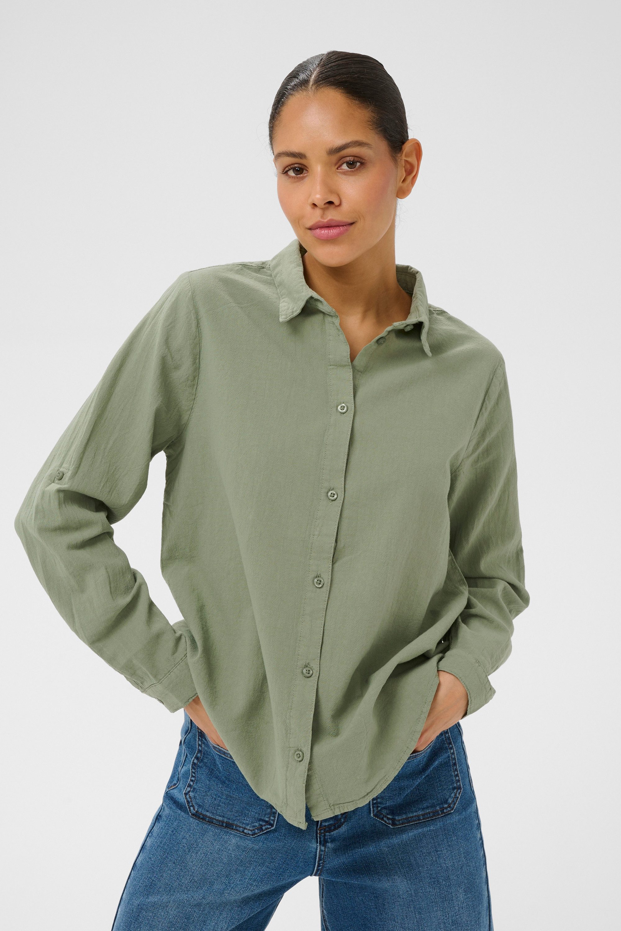 KAFFE Langarmhemd Langarm - Hemd KAnaya