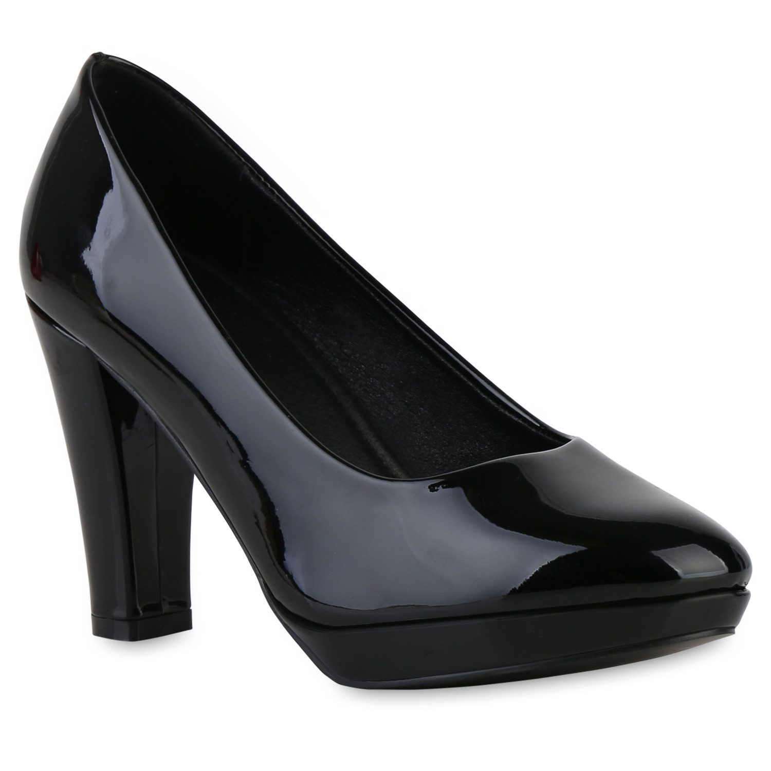 VAN HILL 841382 Pumps Damen Klassische Ballerinas Elegante Stiletto Lack günstig online kaufen