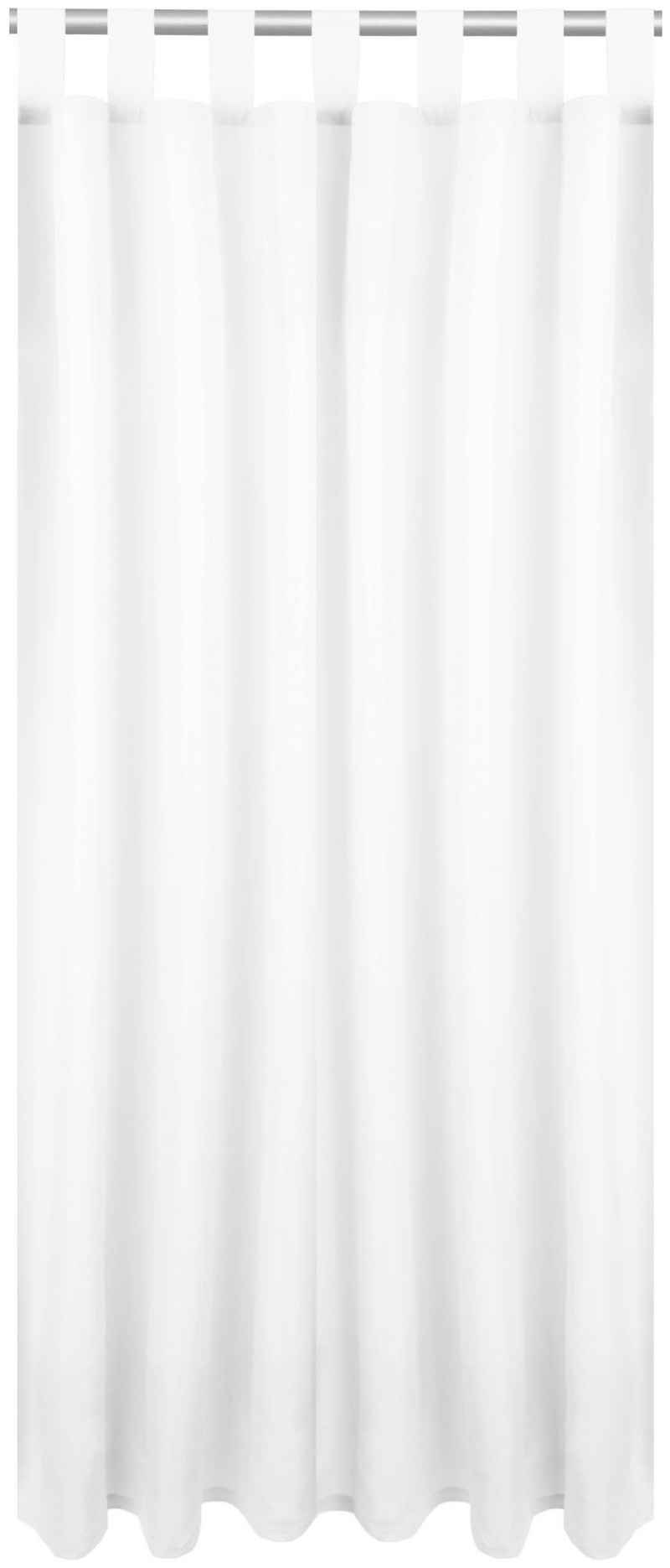 Vorhang, Bestlivings, Schlaufen (1 St), Blickdichte Gardine Fertiggardine mit Schlaufen, Schlaufenschal in versch. Größen und Farben verfügbar