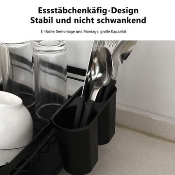 OKWISH Geschirrständer Geschirr Trockenständer Ständer Aufbewahrung Metall Abtropfgestell, Geschirr Stand für Küche