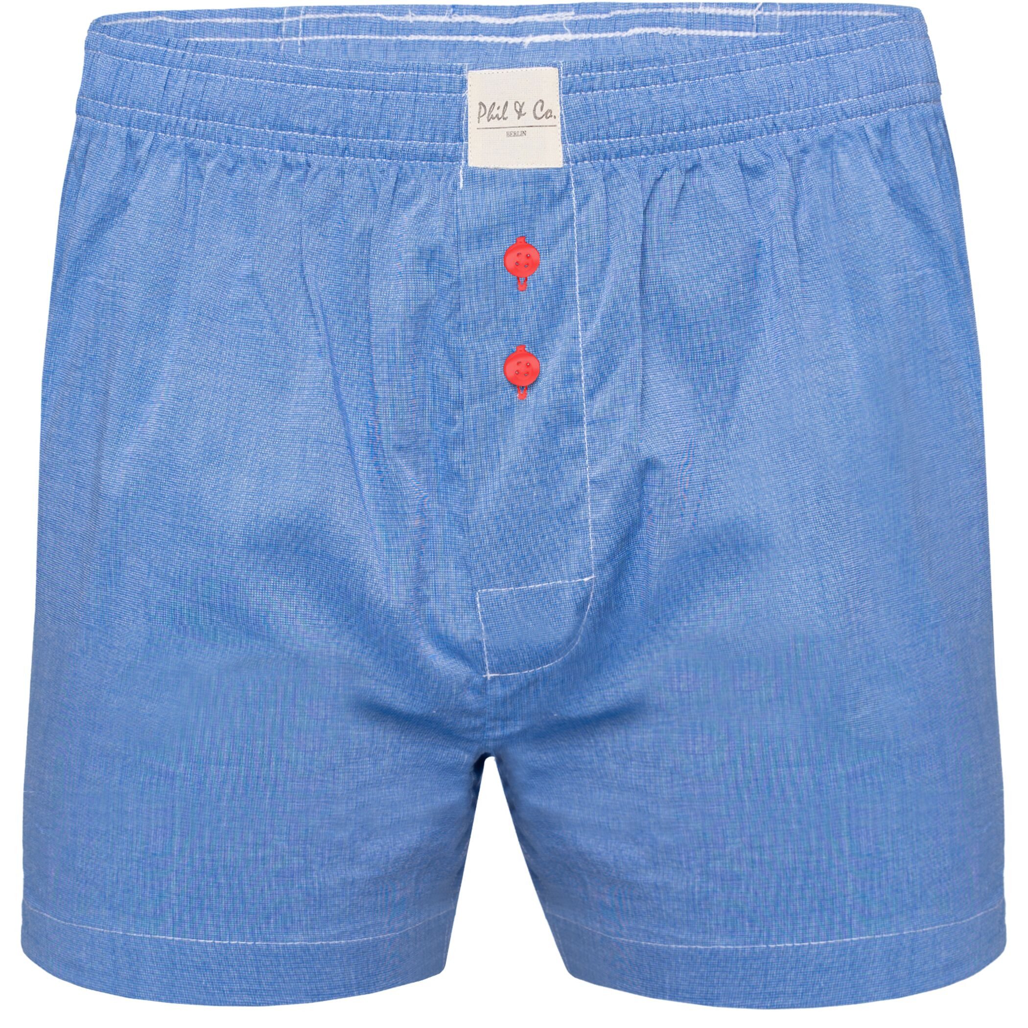 Phil & Co. Boxershorts 8 Phil & Co. Berlin Webboxer Herren american Boxer Boxershorts Shorts (1-St)