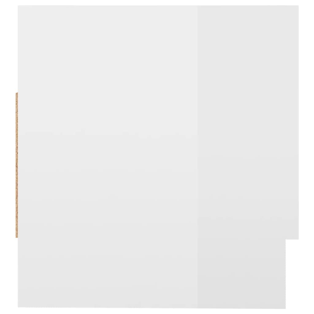 70x32,5x35 cm Hochglanz-Weiß Holzwerkstoff furnicato Kleiderschrank