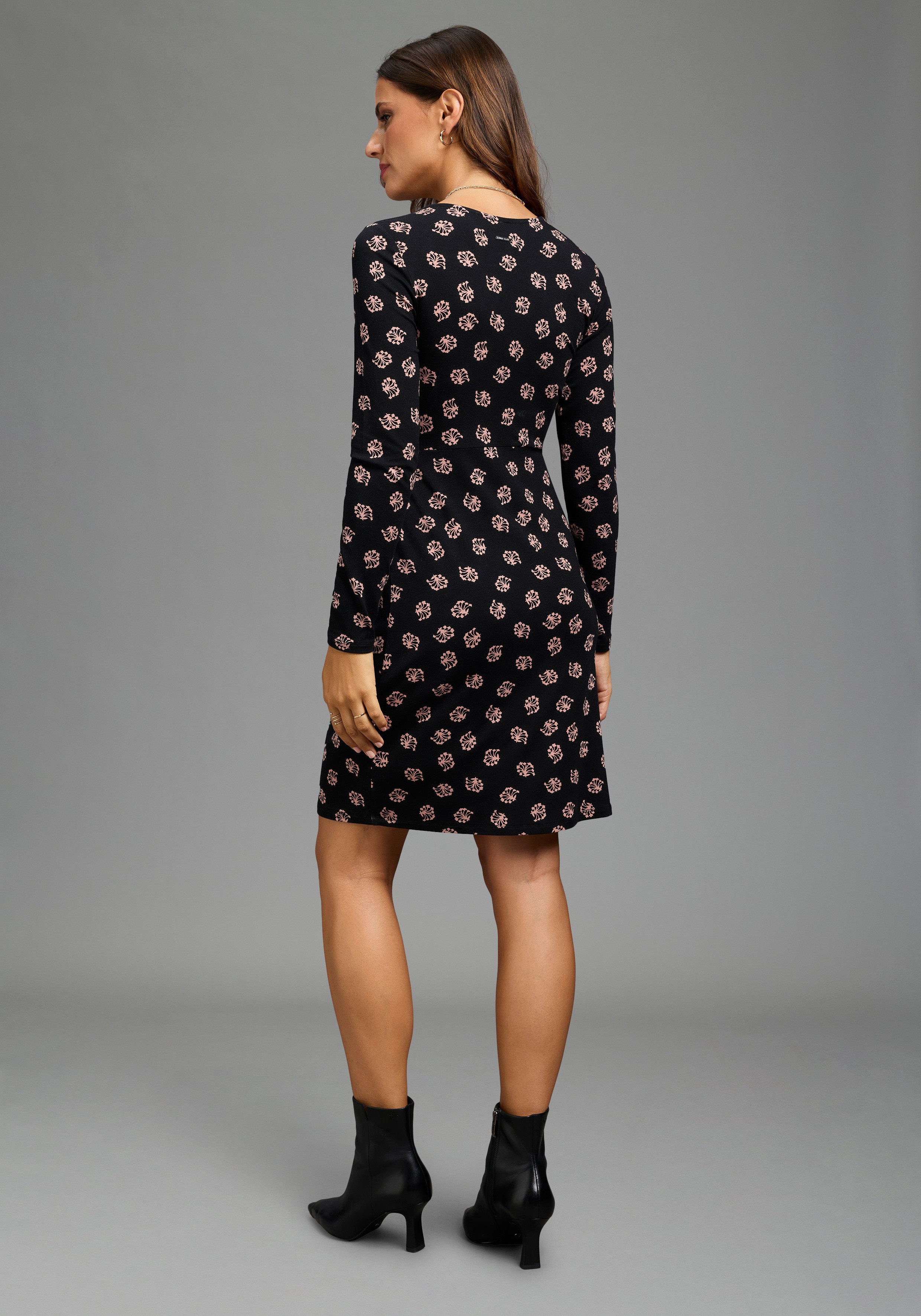 Laura Scott Jerseykleid aus elastischer Viskosemischung, figurbetonte Passform